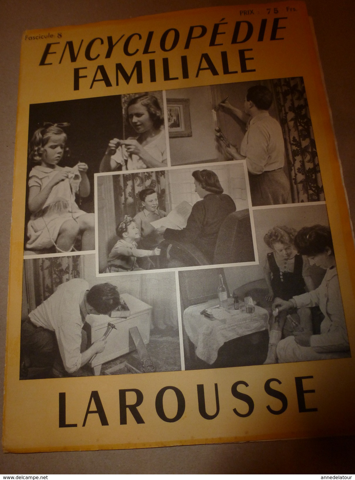 1950 ENCYCLOPEDIE FAMILIALE LAROUSSE -> Le Matériel Ménager (très Important Documentaire Texte ,photos Et Dessins) - Encyclopédies