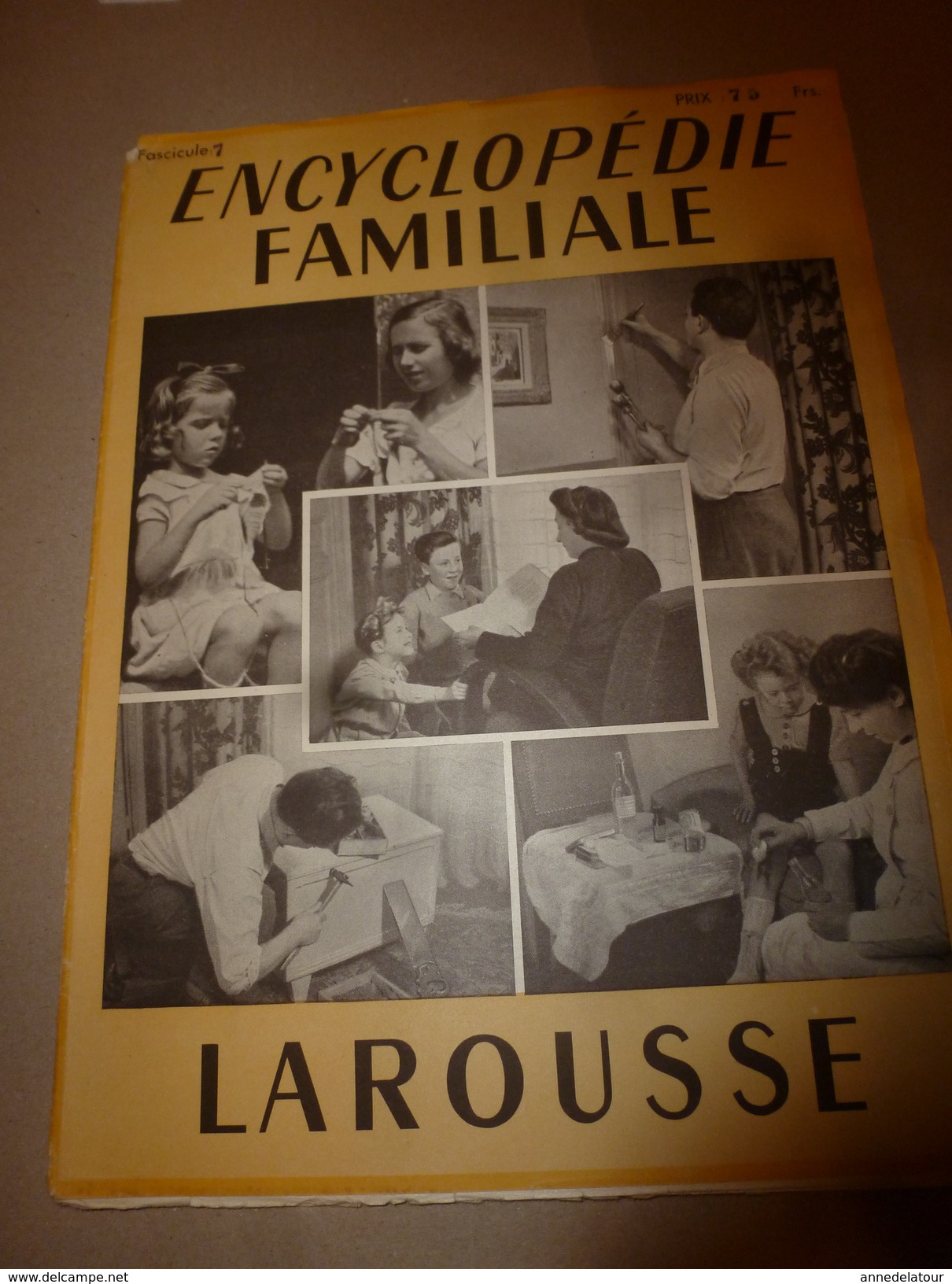 1950 ENCYCLOPEDIE FAMILIALE LAROUSSE ->Matériel Ménager (très Important Documentaire Texte,photos Et Dessins (2e Partie) - Encyclopaedia