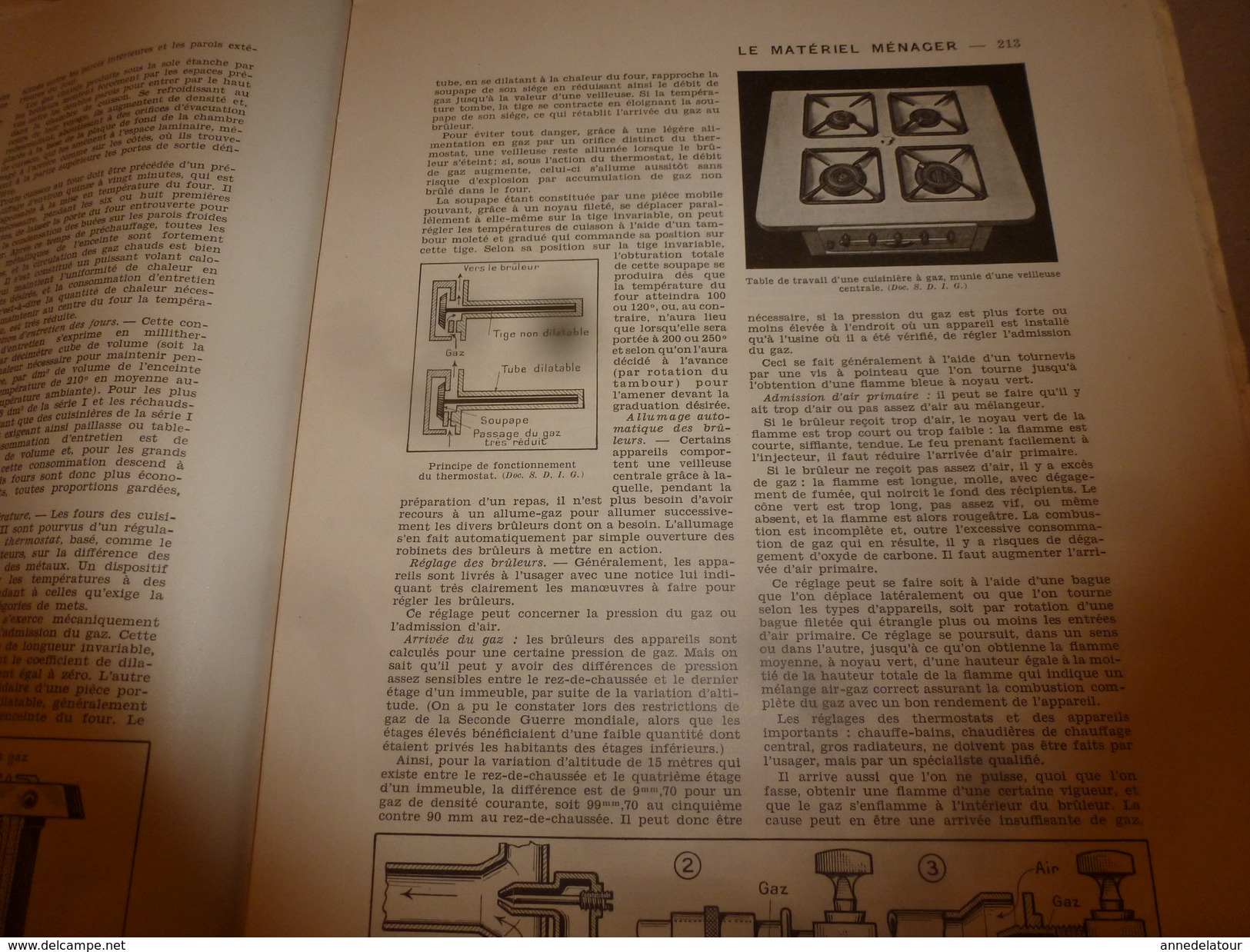 1950 ENCYCLOPEDIE FAMILIALE LAROUSSE ->Matériel ménager (très important documentaire texte,photos et dessins (2e partie)