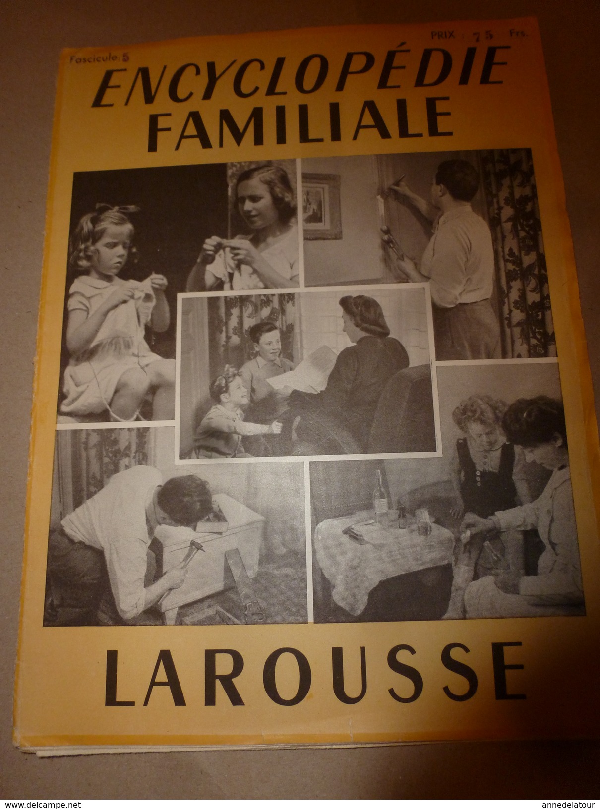 1950 ENCYCLOPEDIE FAMILIALE LAROUSSE ->L'habitation (Très Important Documentaire ,texte, Photos Et Dessins) - Encyclopédies