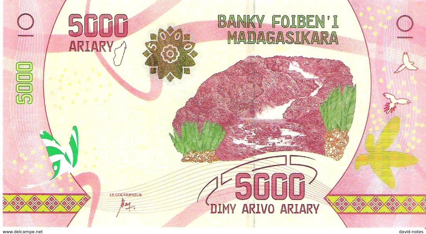 Madagascar - Pick New - 5000 Ariary 2017 - Unc - Madagascar