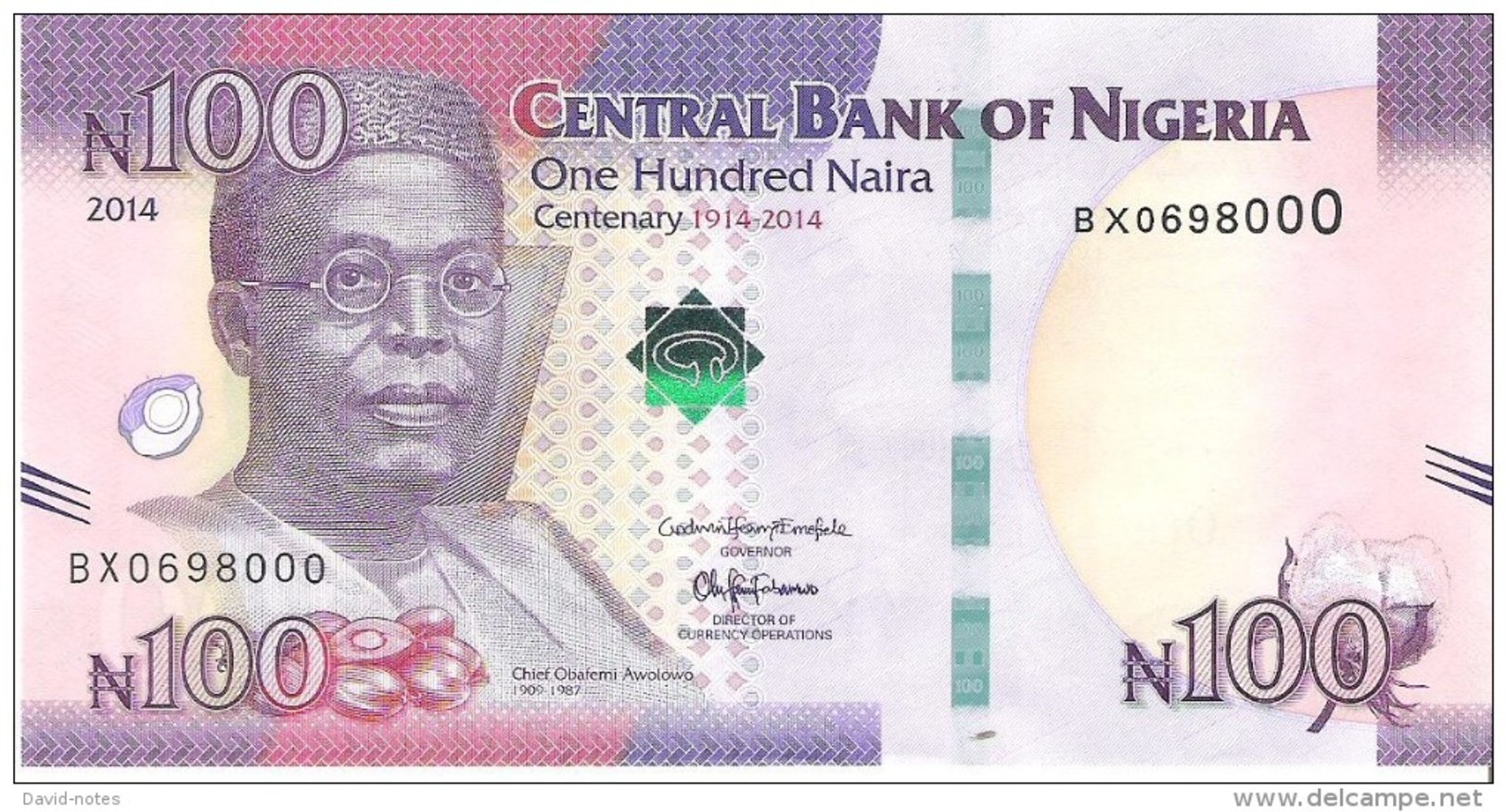 Nigeria - Pick 41 - 100 Naira 2014 - Unc - Commemorative - Nigeria