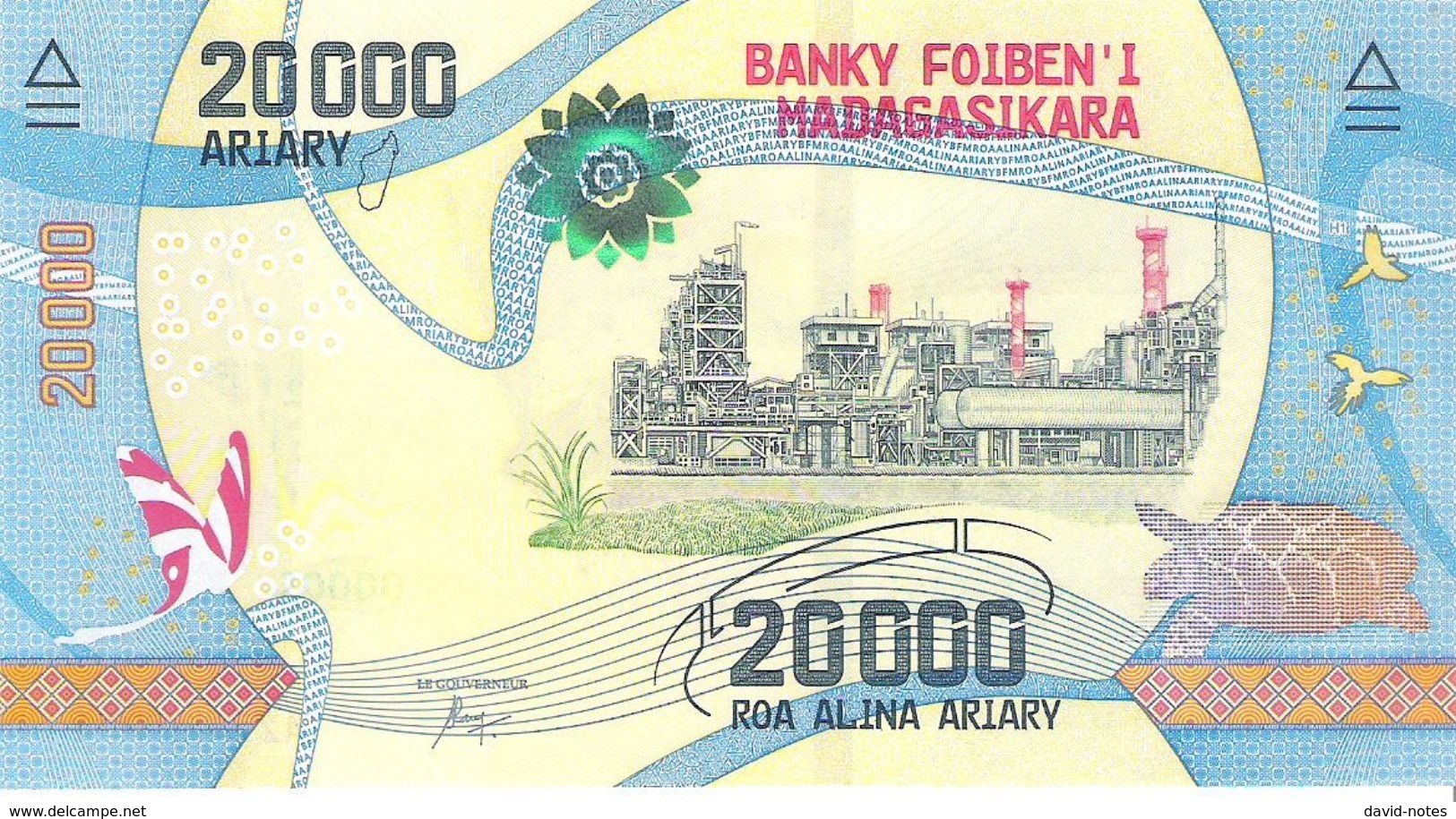 Madagascar - Pick New - 20.000 (20000) Ariary 2017 - Unc - Madagascar