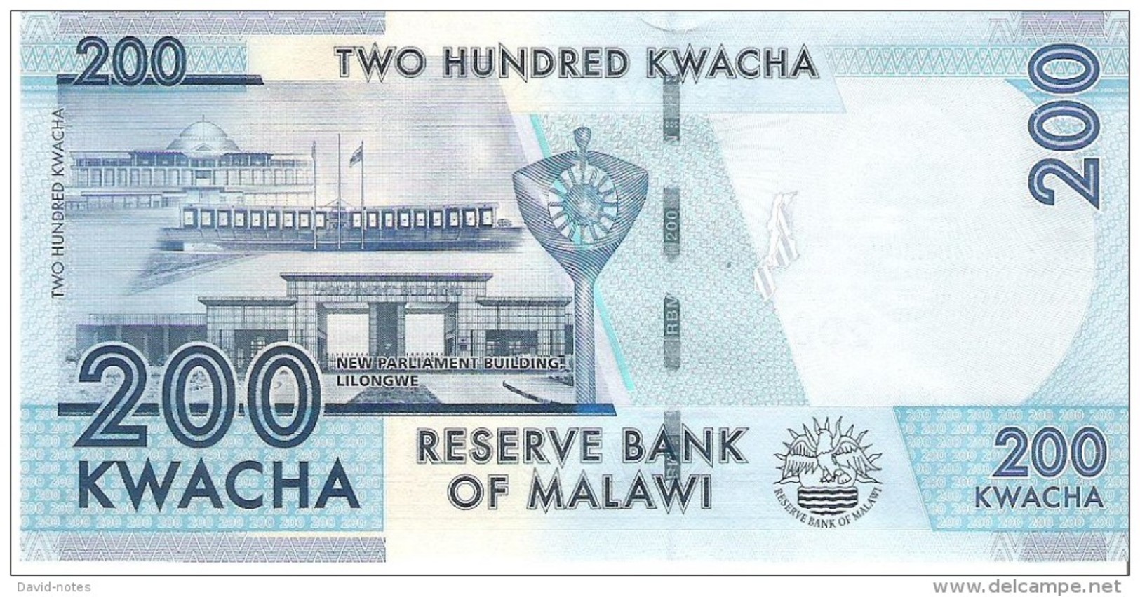 Malawi - Pick 60 - 200 Kwacha 2012 - Unc - Malawi
