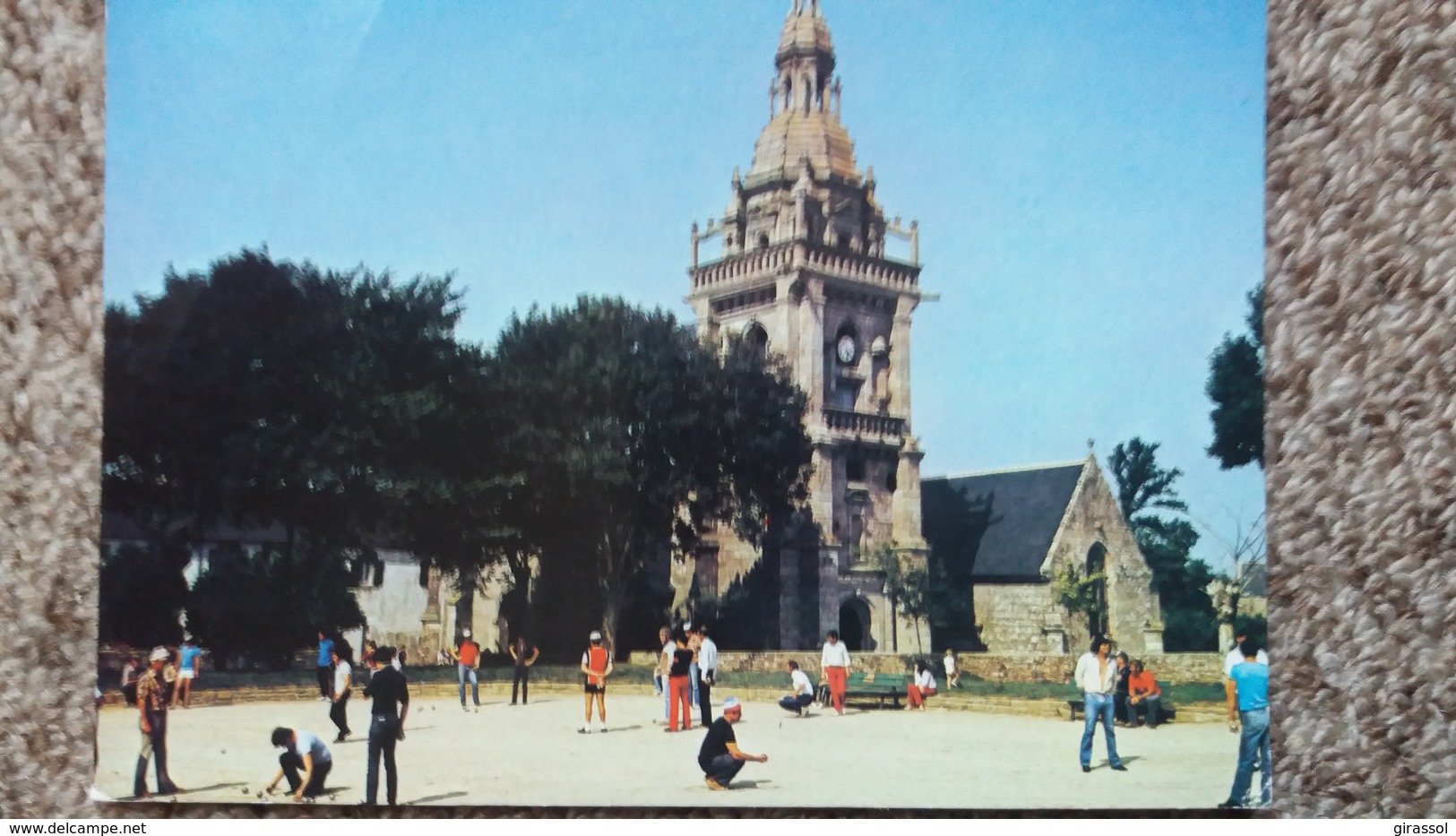 CPM PETANQUE JEUX DE BOULES LAMPAUL PLOUDALMEZEAU EGLISE PAROISSIALE CLOCHER  ED JOS - Petanca