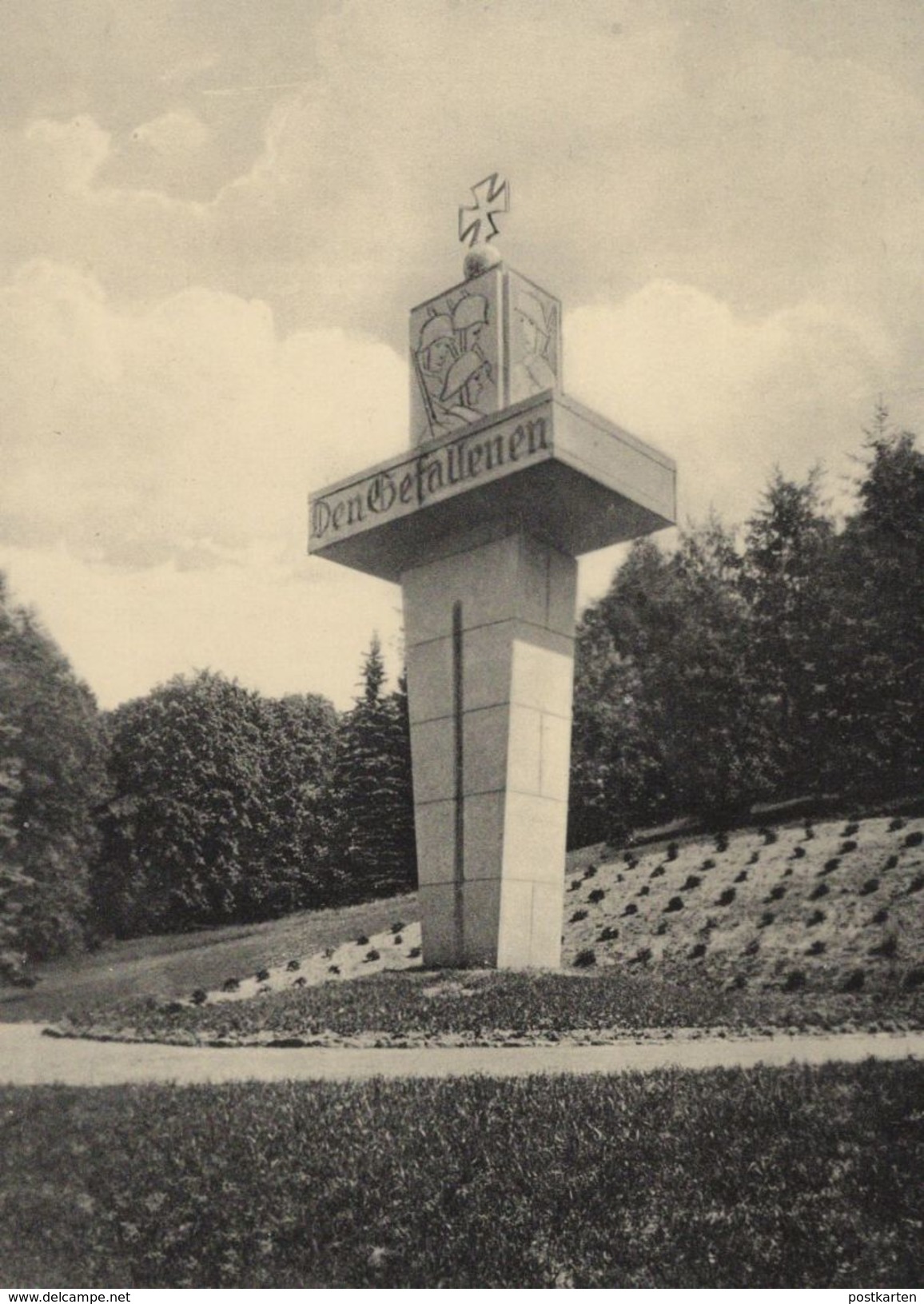 ALTE POSTKARTE LANDSBERG AN DER WARTHE EHRENMAL DER GEFALLENEN Gorzow Wielkopolski Postcard Ansichtskarte Cpa AK - Neumark