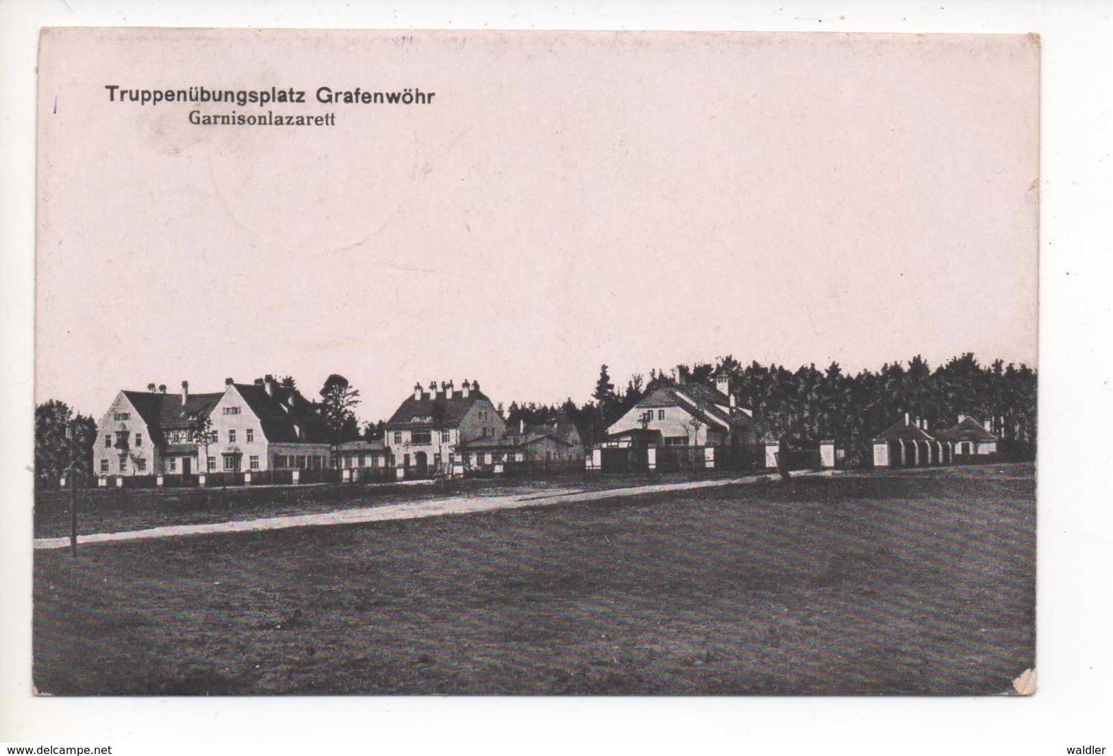 8484  GRAFENWÖHR - TRUPPENÜBUNGSPLATZ   ~ 1910   FELDPOSTSTEMPEL - Grafenwoehr