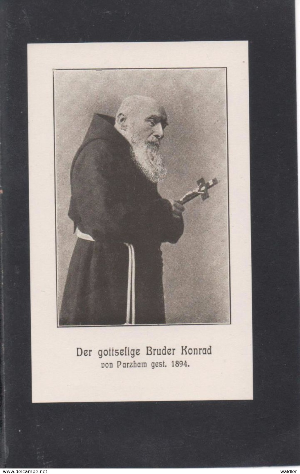 ANDACHTSBILD  BRUDER KONRAD  1912 - Imágenes Religiosas