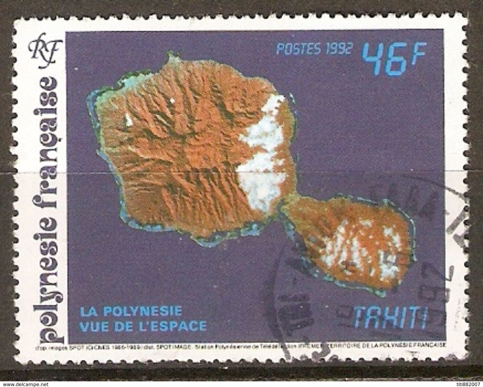 POLYNESIE  Française    -  1992 .  Y&T N° 405 Oblitéré. - Oblitérés
