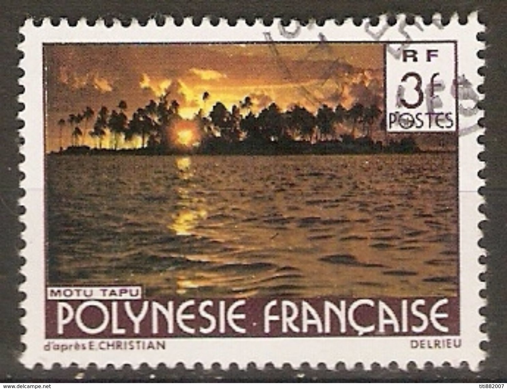 POLYNESIE  Française    -  1979 .  Y&T N° 134 Oblitéré . - Oblitérés