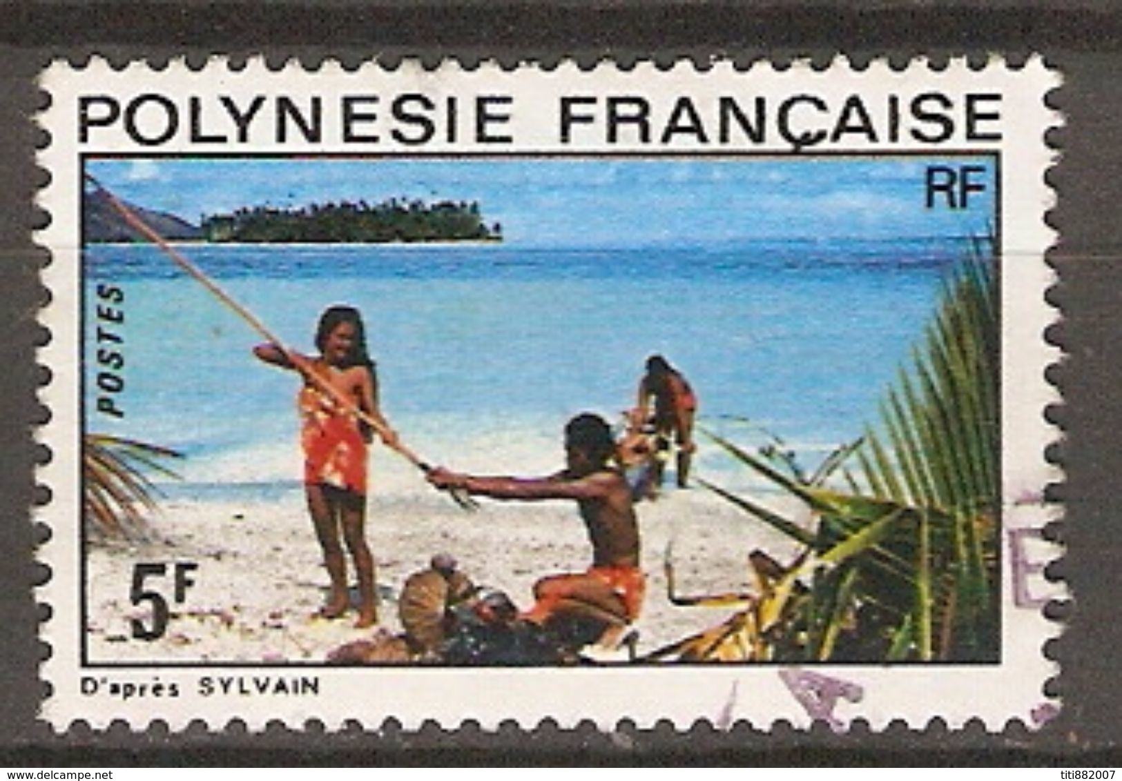 POLYNESIE  Française    -  1974 .  Y&T N° 98 Oblitéré . - Oblitérés