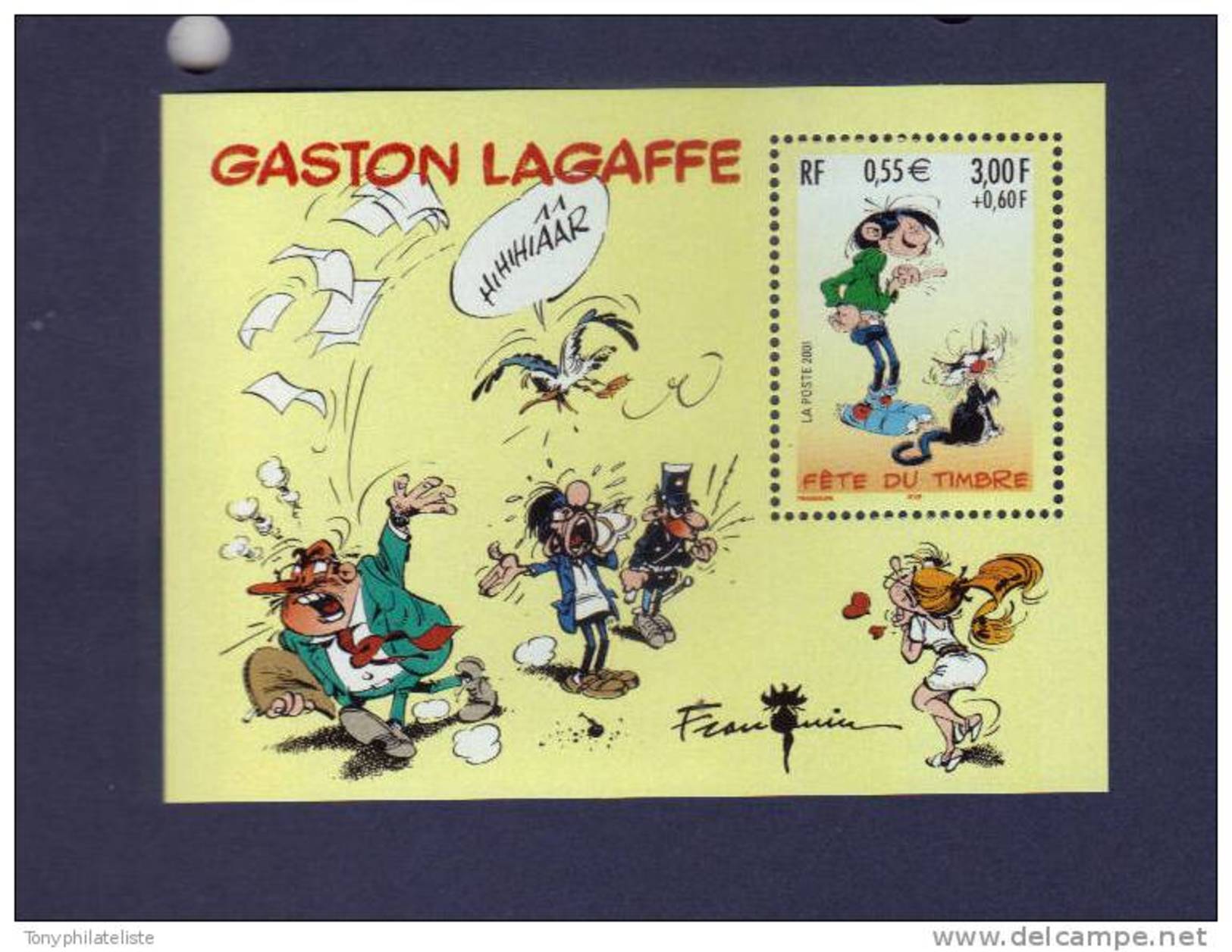 France Bloc Feuillet De 2001 Gaston  Lagaffe N°34  Neuf ** - Ongebruikt