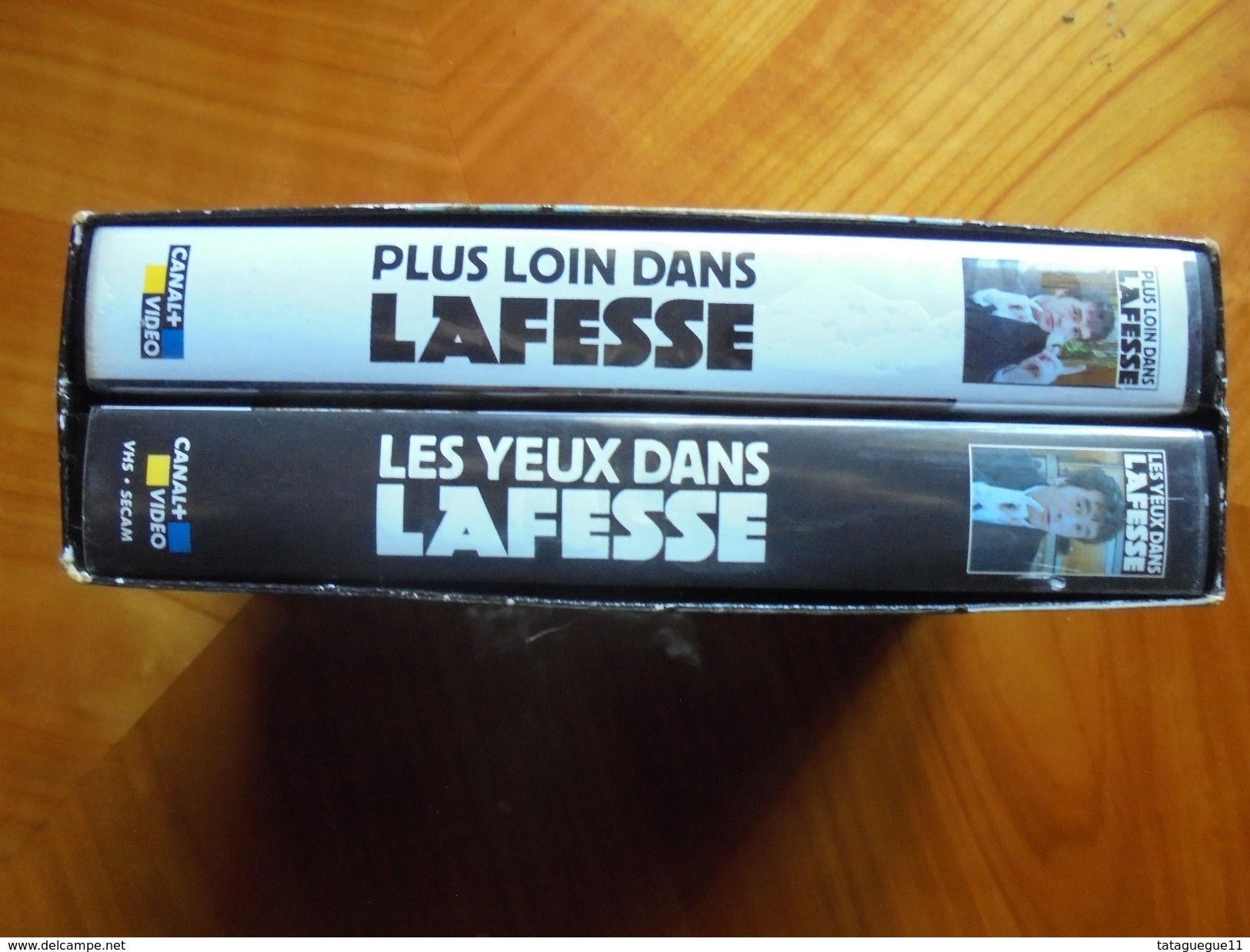 Ancien - Coffret 2 Vidéo PLUS LOIN DANS LAFESSE - LES YEUX DANS LAFESSE 2000 - Serie E Programmi TV