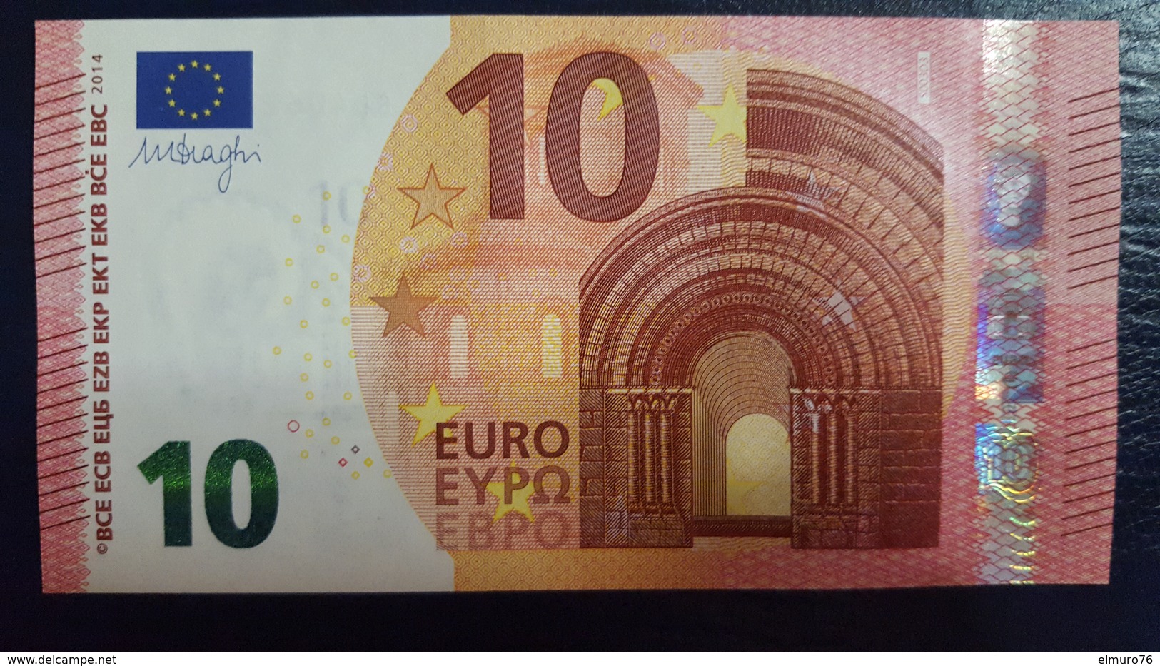 10 Euro S003D3 Italy Serie SD Ch 06 Draghi Perfect UNC - 10 Euro