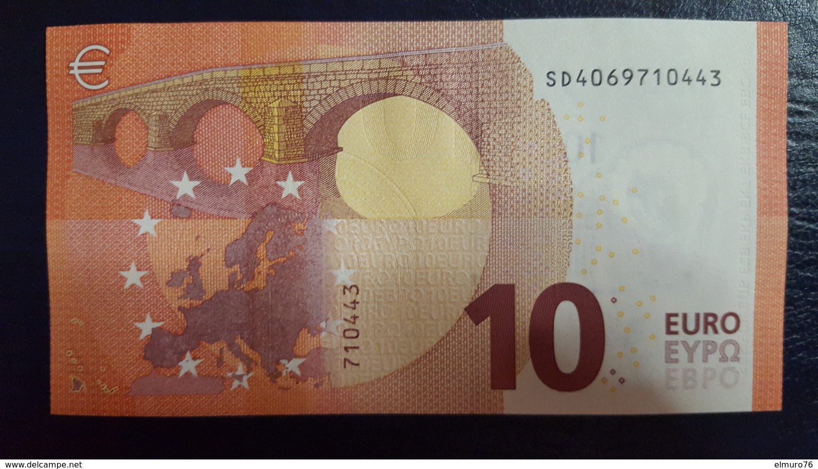 10 Euro S003D3 Italy Serie SD Ch 06 Draghi Perfect UNC - 10 Euro