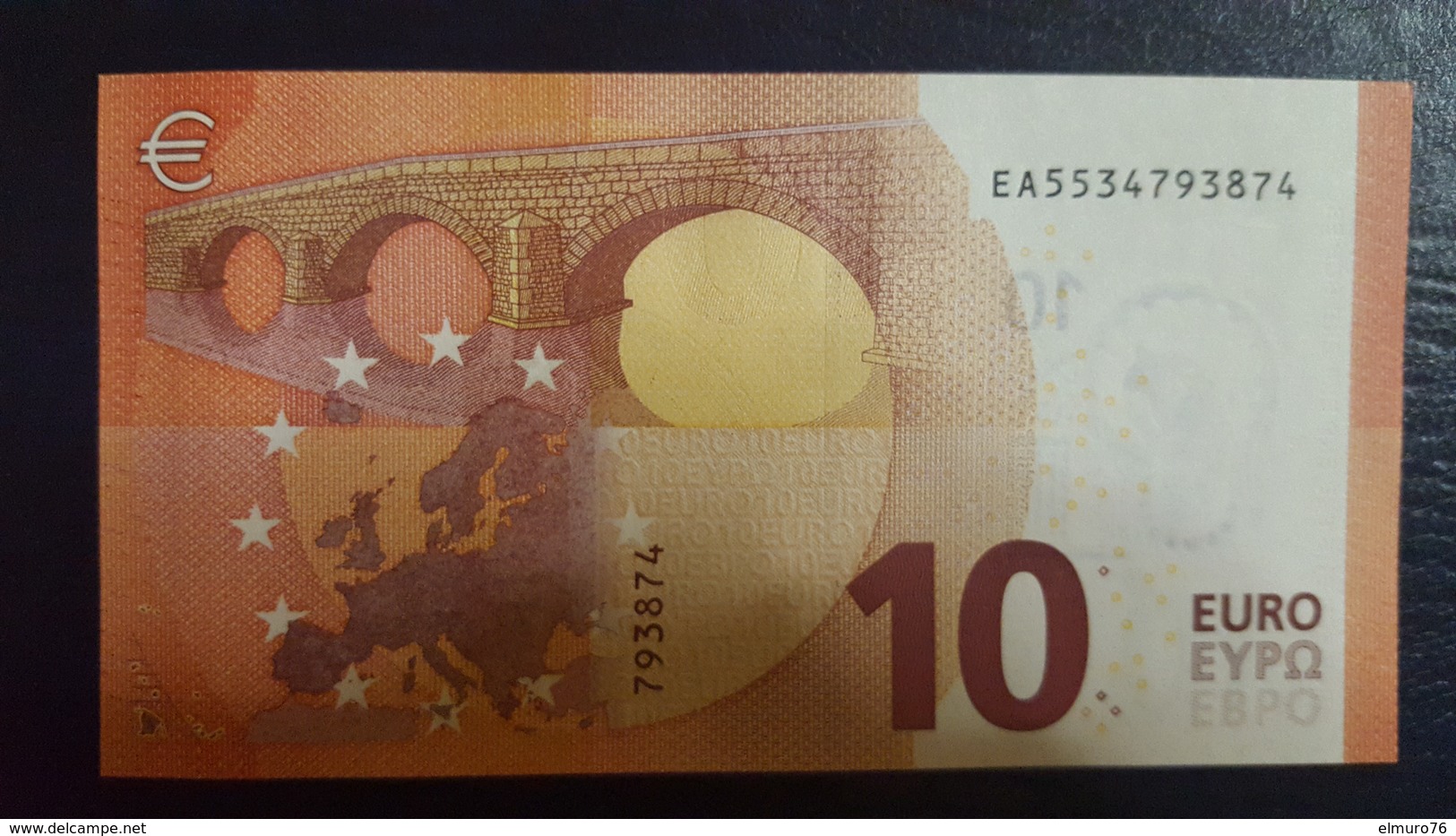 10 Euro E004I6 Draghi Serie EA Perfect UNC - 10 Euro