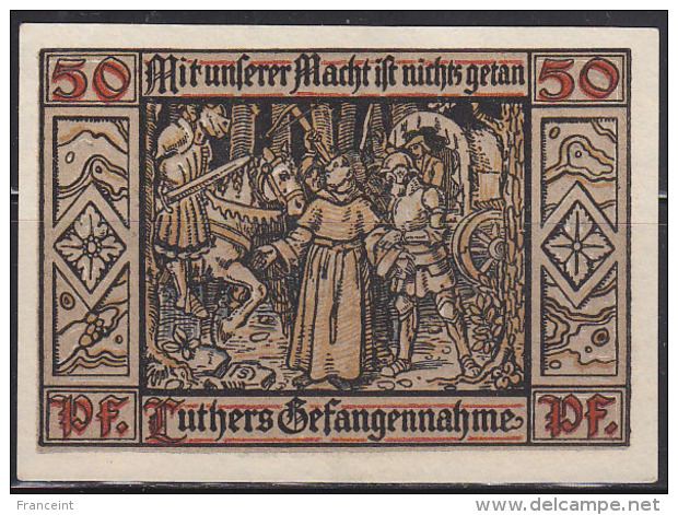 Germany 1921 Banknote To Celebrate 400th Anniversary Of Luther At Wartburg. On Card Stock - Must Be A Mockup - Deutsche Golddiskontbank