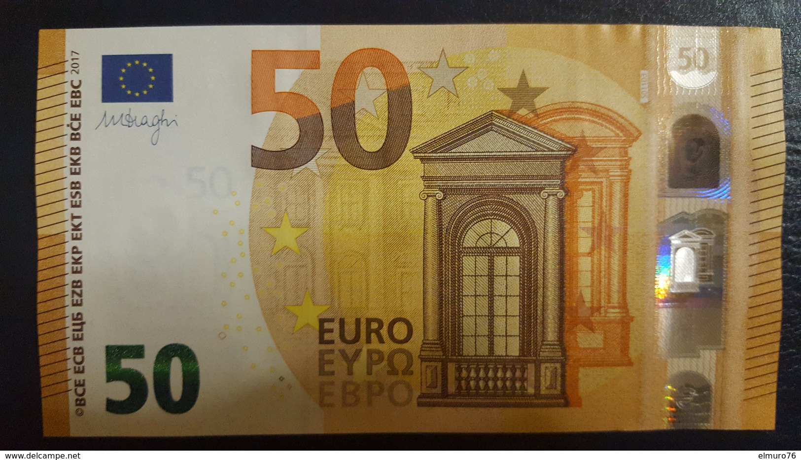 50 EURO S011D3 Italy DRAGHI Serie SC Ch 15 Perfect UNC - 50 Euro