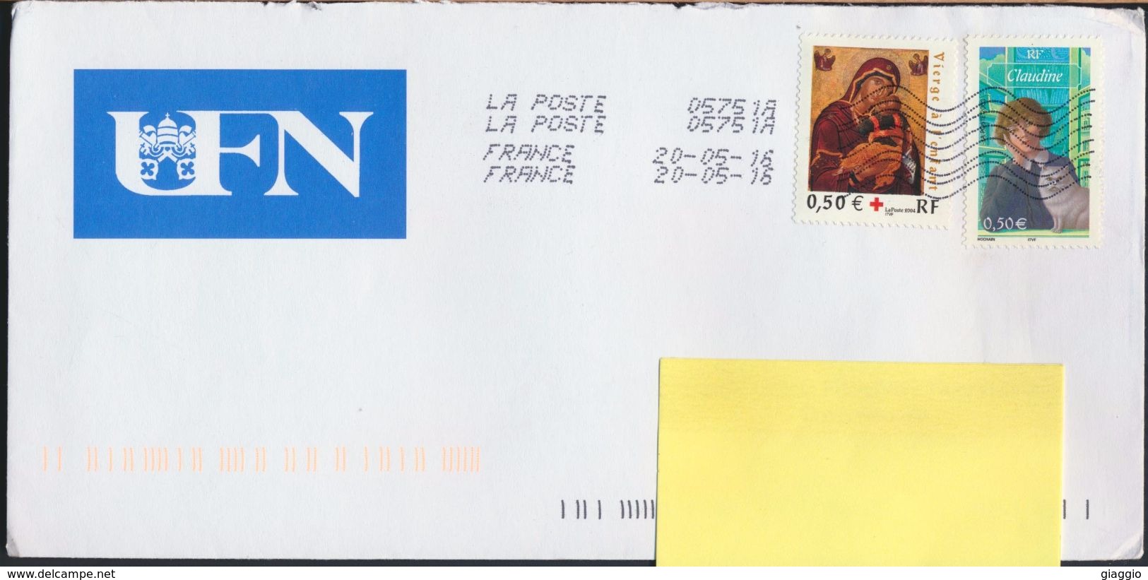 °°° FRANCE - POSTAL HISTORY - 2016 °°° - Covers & Documents