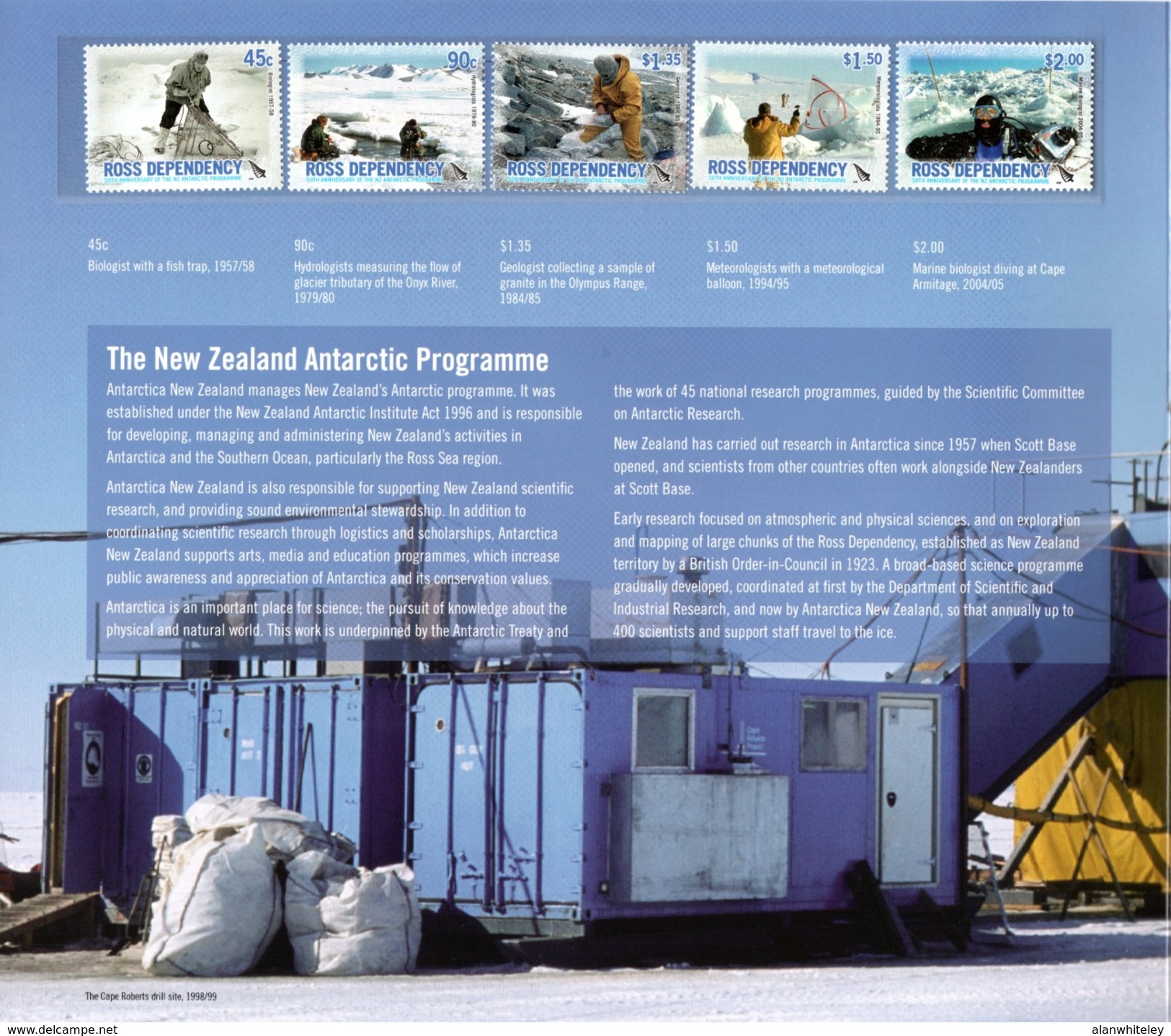 ROSS DEPENDENCY 2006 50th Anniversary Of Antarctic Programme: Presentation Pack - Other & Unclassified