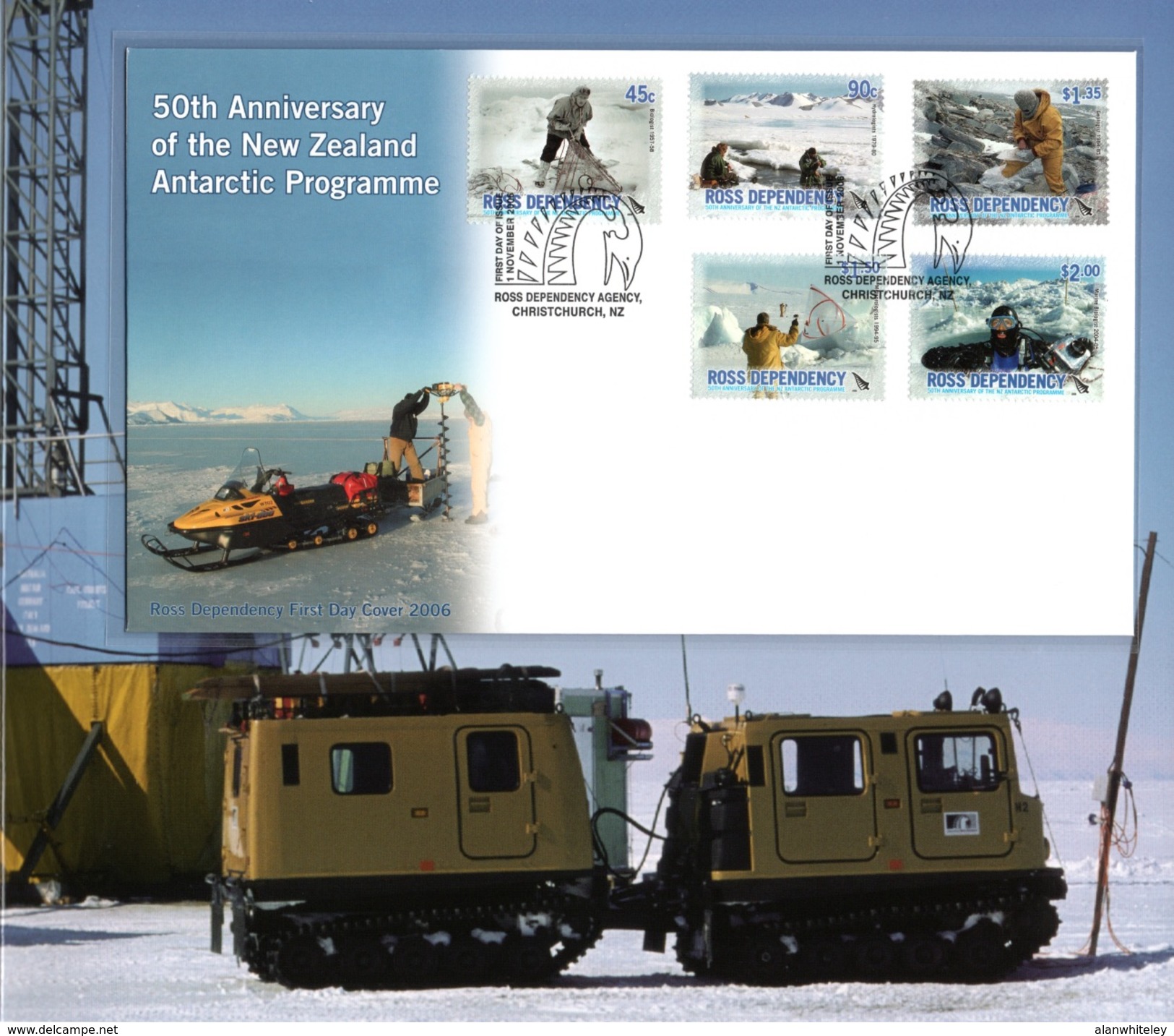 ROSS DEPENDENCY 2006 50th Anniversary Of Antarctic Programme: Presentation Pack - Other & Unclassified