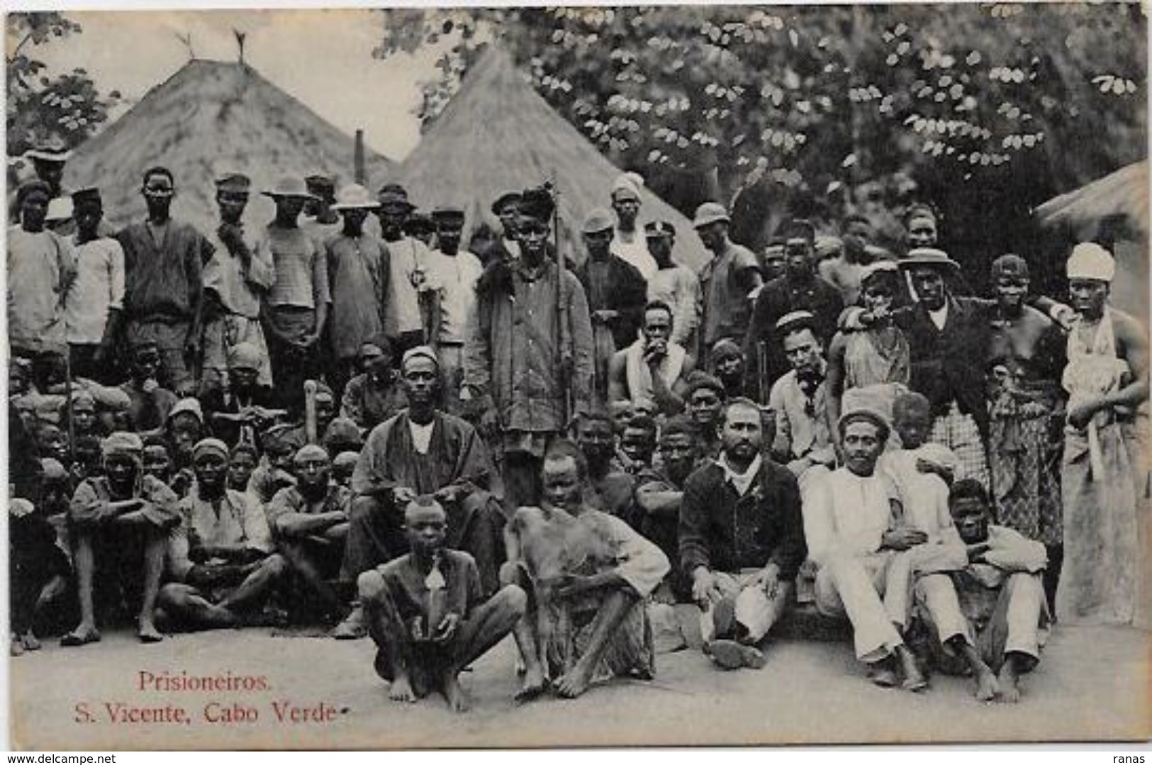 CPA Cap Vert Cabo Verde Prisonniers Non Circulé Colonie Portugal - Cap Vert