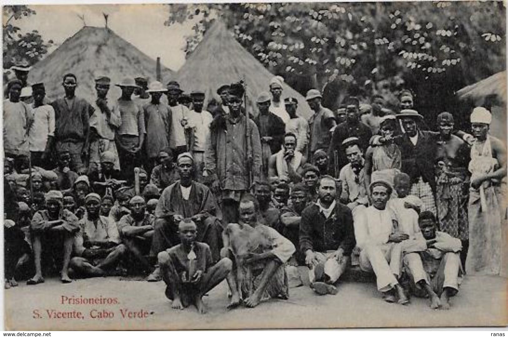 CPA Cap Vert Cabo Verde Prisonniers Non Circulé Colonie Portugal - Capo Verde