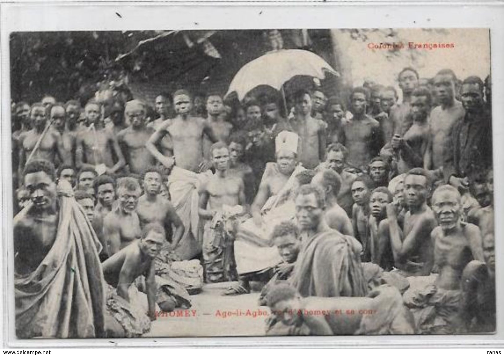 CPA Dahomey Le Roi Ago Li Agbo Non Circulé - Dahome