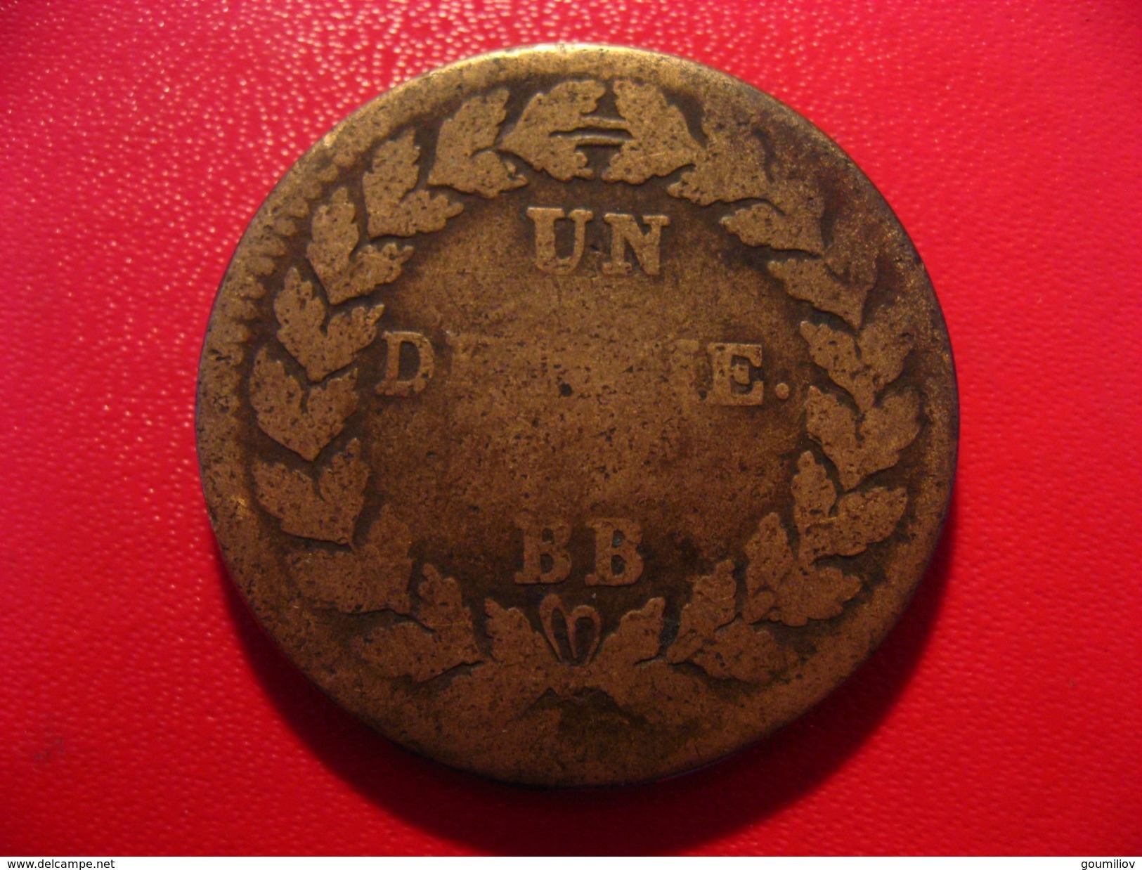 France - Anvers - Un Décime 1815 BB Strasbourg Louis XVIII - Points Après Décime Et BB 4185 - 1814 Siège D’Anvers