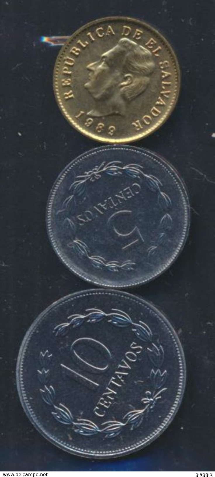 °°° EL SALVADOR - 1 5 10 CENTAVOS 1982/1987  °°° - Salvador