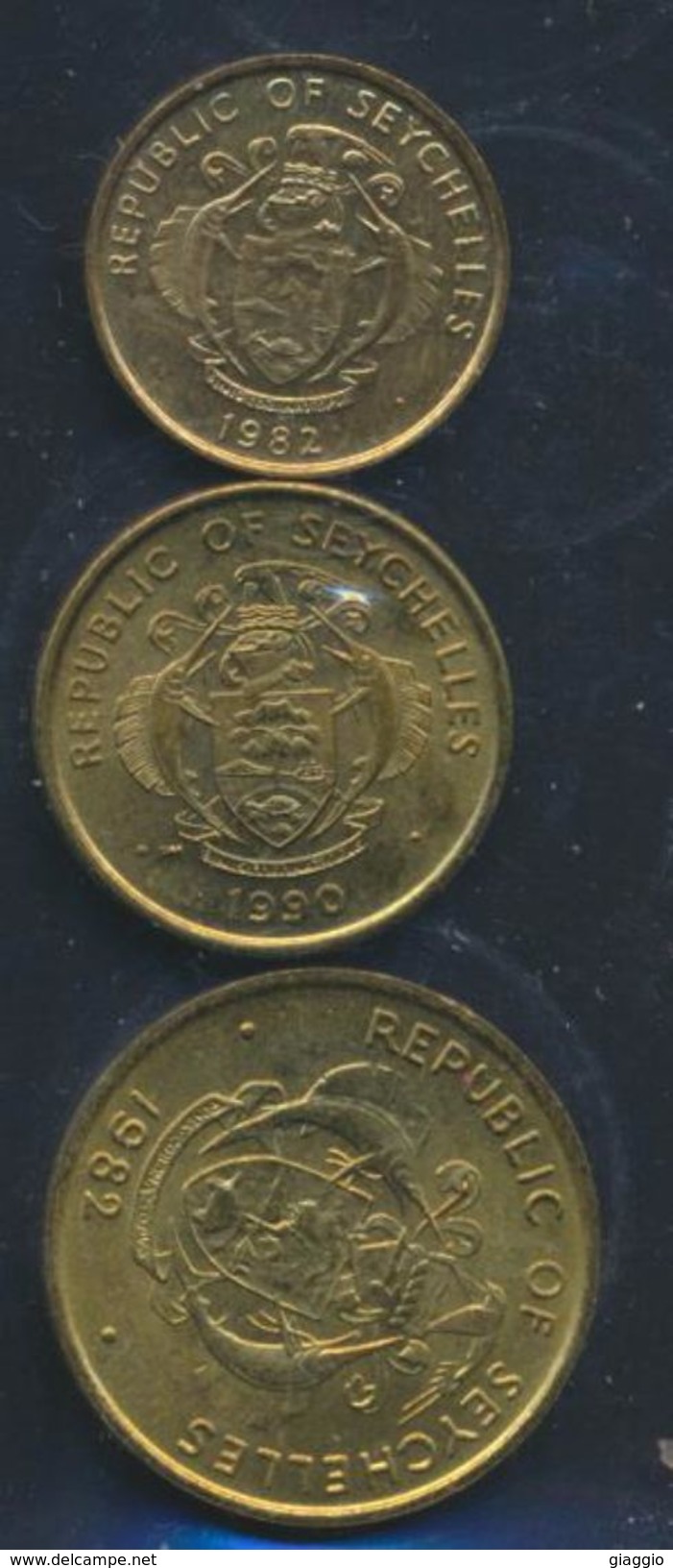 °°° SEYCHELLES - 1 5 10 CENTS 1982/1990  °°° - Seychellen