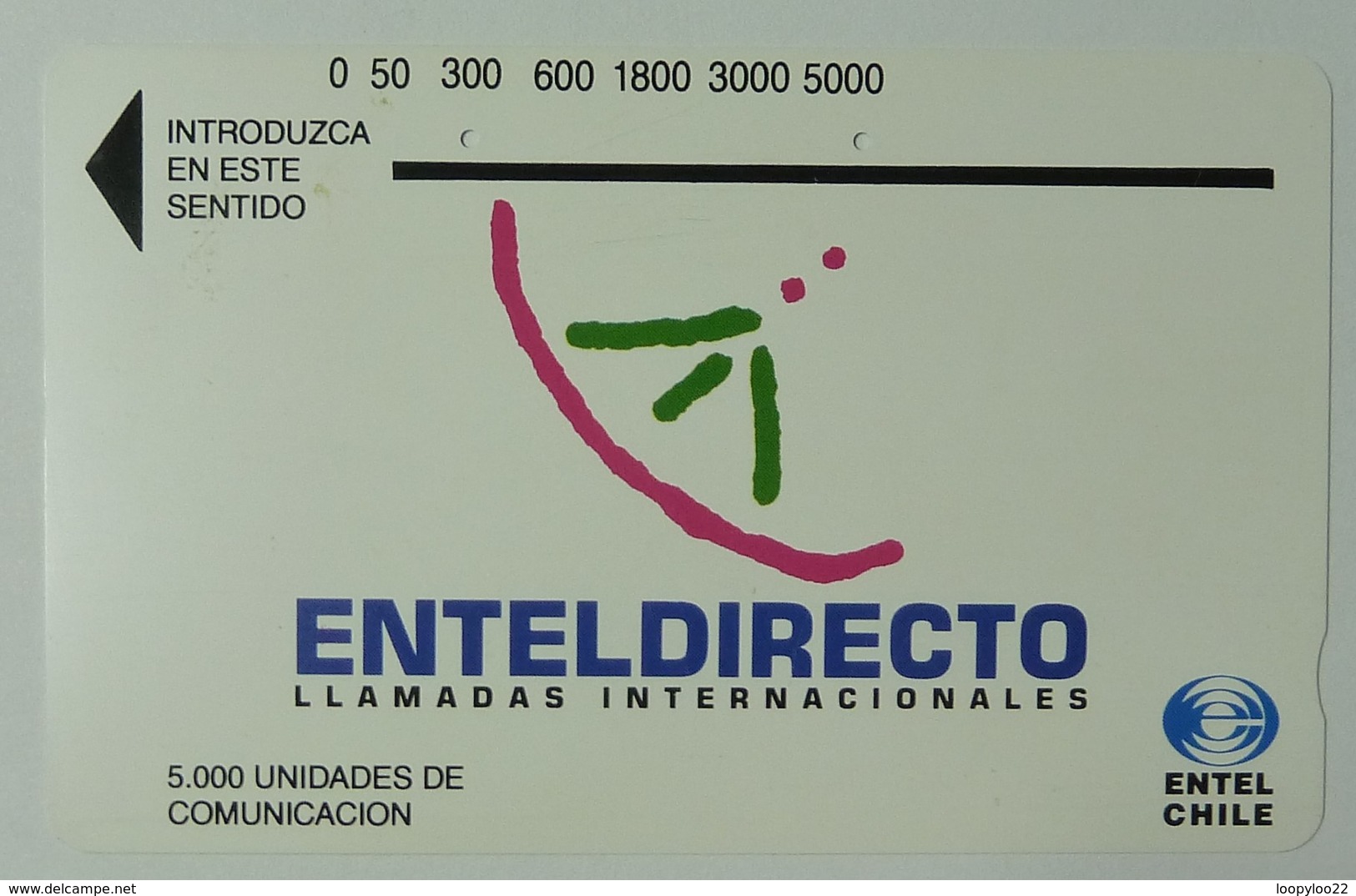 CHILE - Tamura - Enteldirecto - 5000 Units - Brown Reverse - Used - Chile