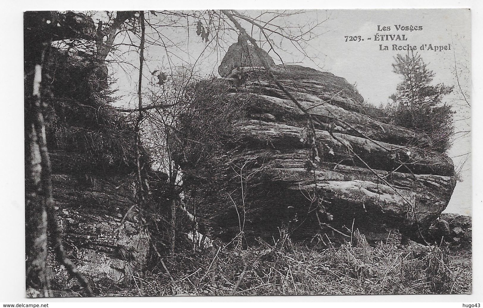 ETIVAL - N° 7203 - LA ROCHE D' APPEL- CPA NON VOYAGEE - Etival Clairefontaine