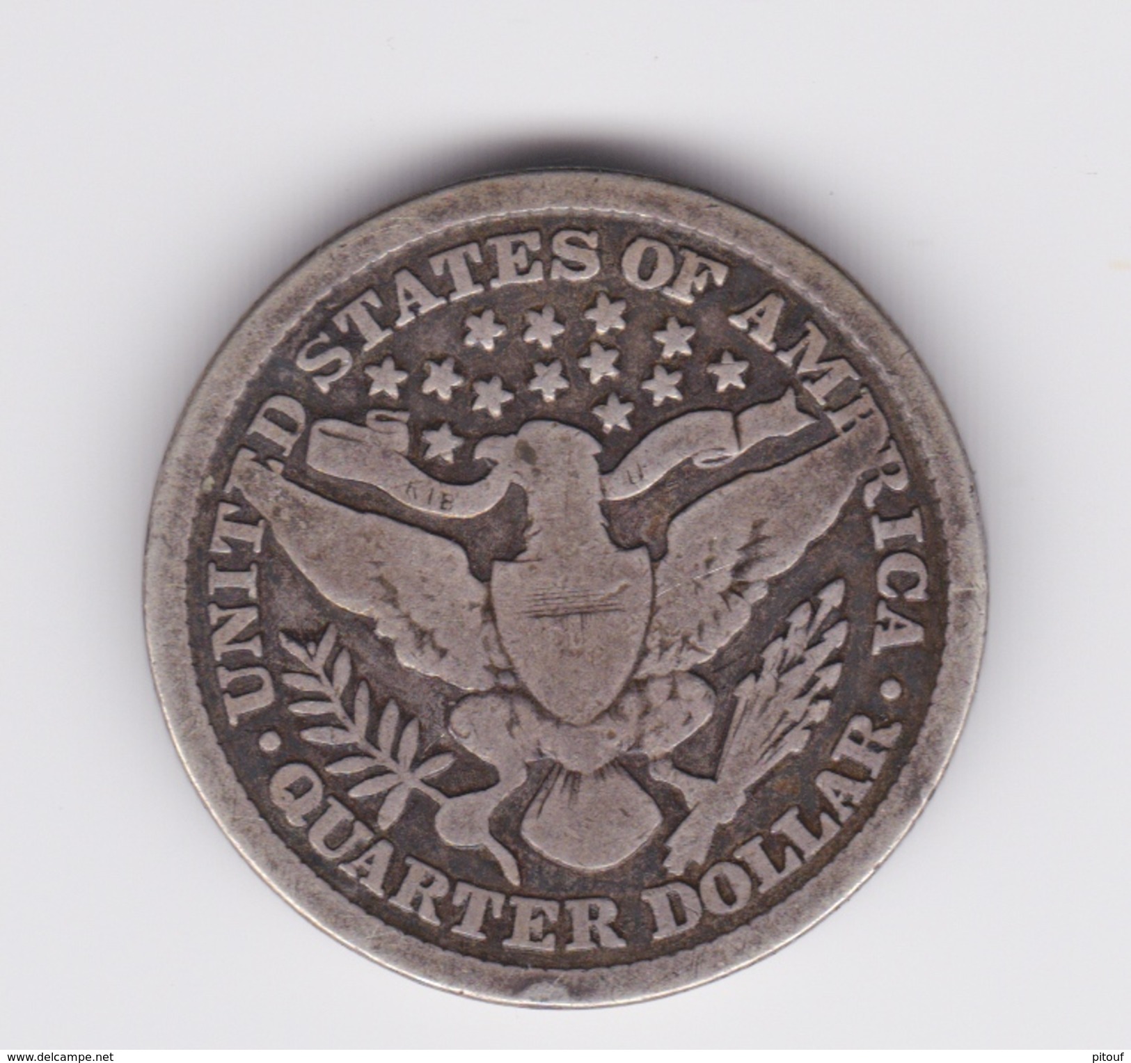 1/4 Dollar 1897  Barber TB - 1892-1916: Barber