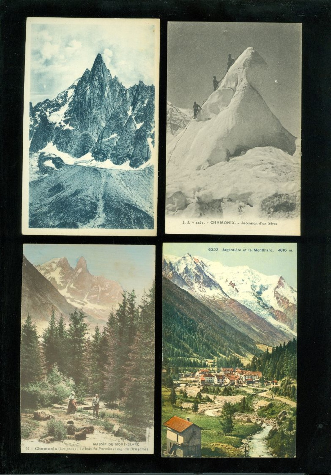 Lot de 60 cartes postales de France  Chamonix   Lot van 60 postkaarten van Frankrijk  Chamonix - 60 scans