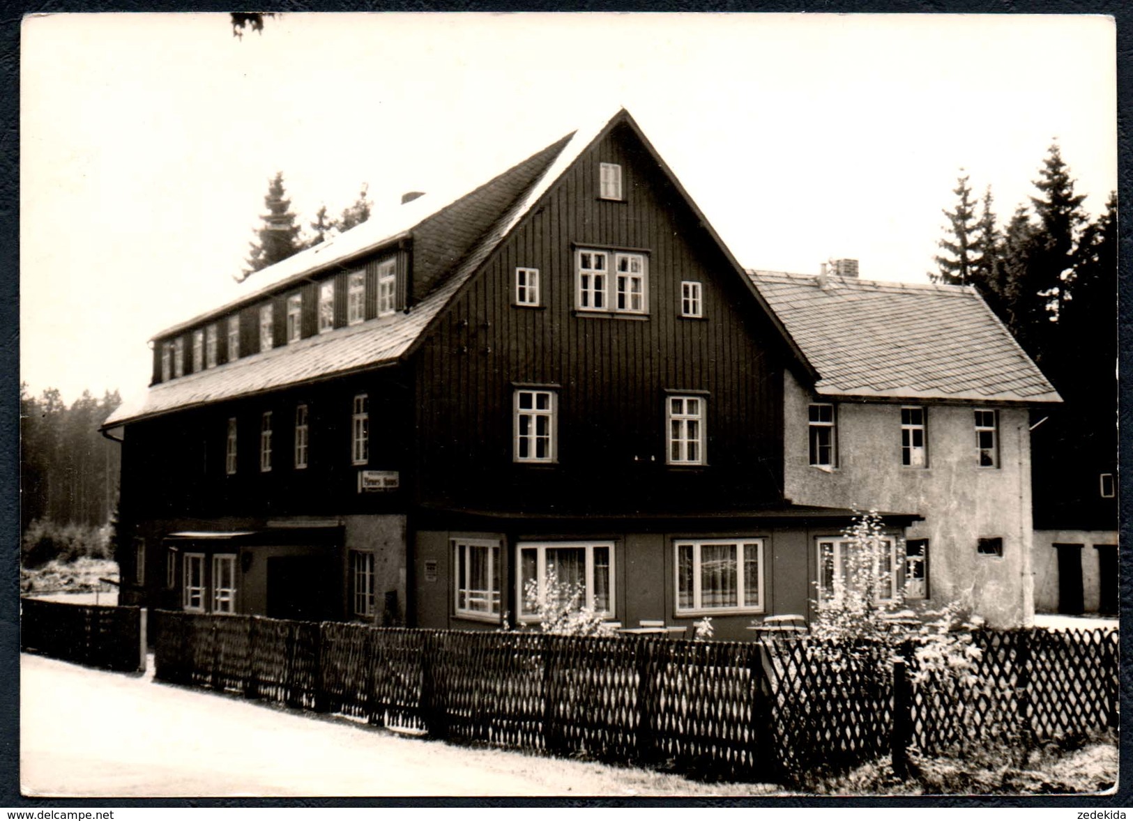 A8501 - Marienberg Gelobtland - Betriebsferienheim Neues Haus - Gel - Foto Ritschel - Marienberg