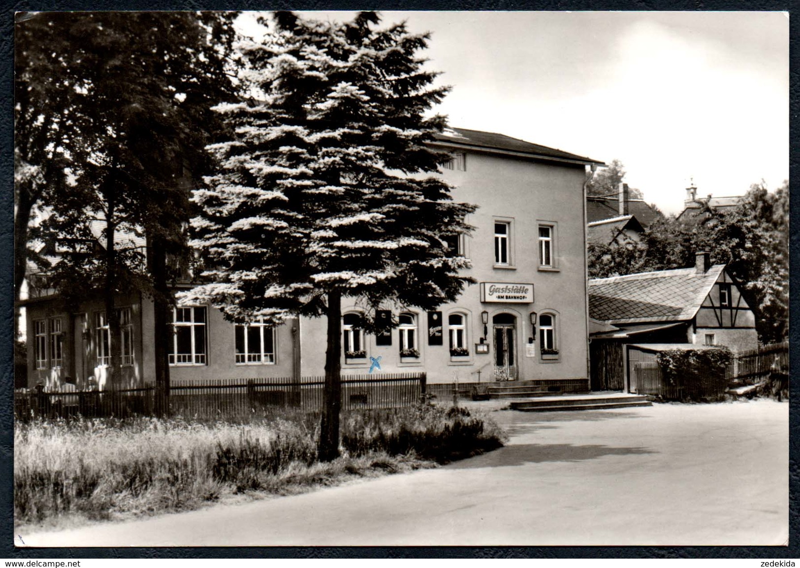 A8507 - Braunsdorf - Gaststätte Am Bahnhof - Verlag KMST - Niederwiesa