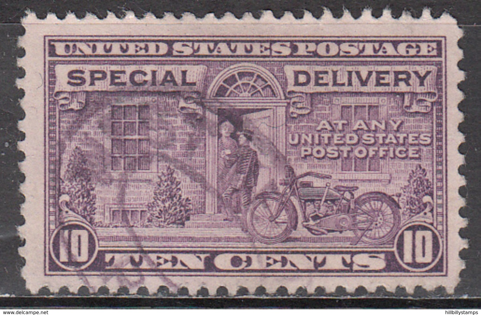 UNITED STATES      SCOTT NO.  E15    USED      YEAR  1927   PERF. 11X10.5 - Special Delivery, Registration & Certified