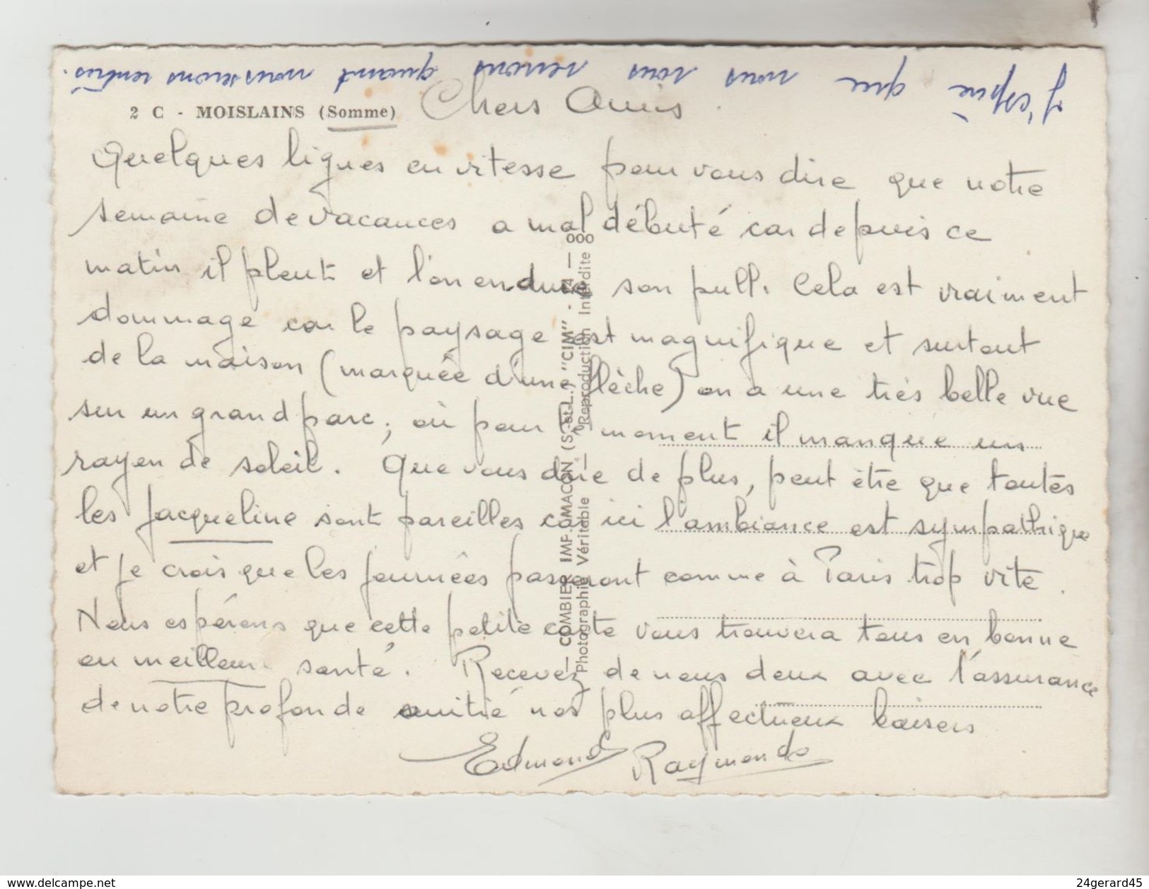 CPSM MOISLAINS (Somme) - 5 Vues - Moislains