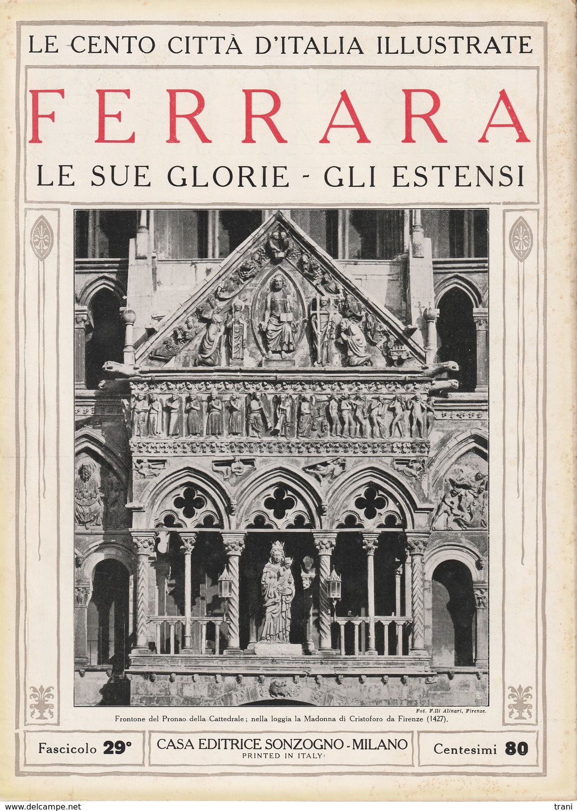 FERRARA - Le Sue Glorie - Gli Estensi - Anni '20 - Documenti Storici