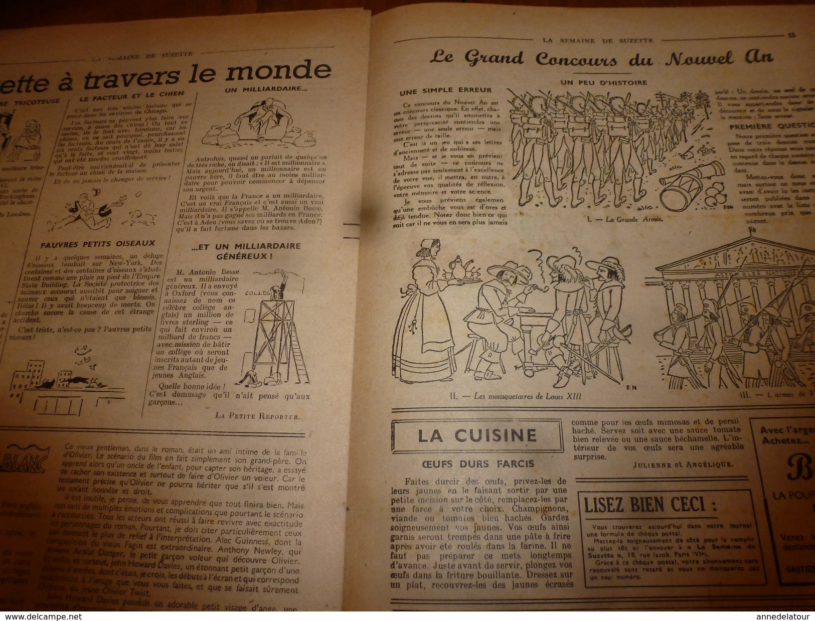 1949  LSDS :Deux Petites Guides De France Inoubliables (Christiane Cholet Dite Cricri Et Jeanne Mussat De Briançon) - La Semaine De Suzette