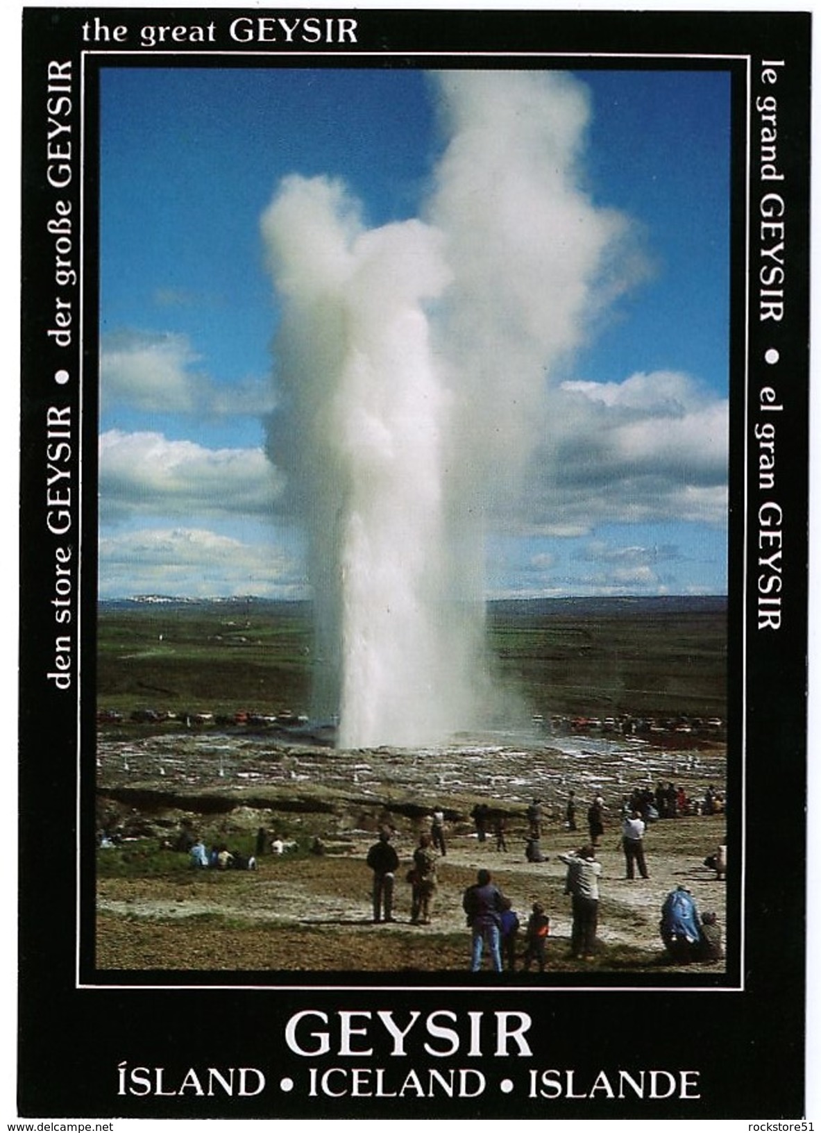 Geyser 5 Postcards - Iceland