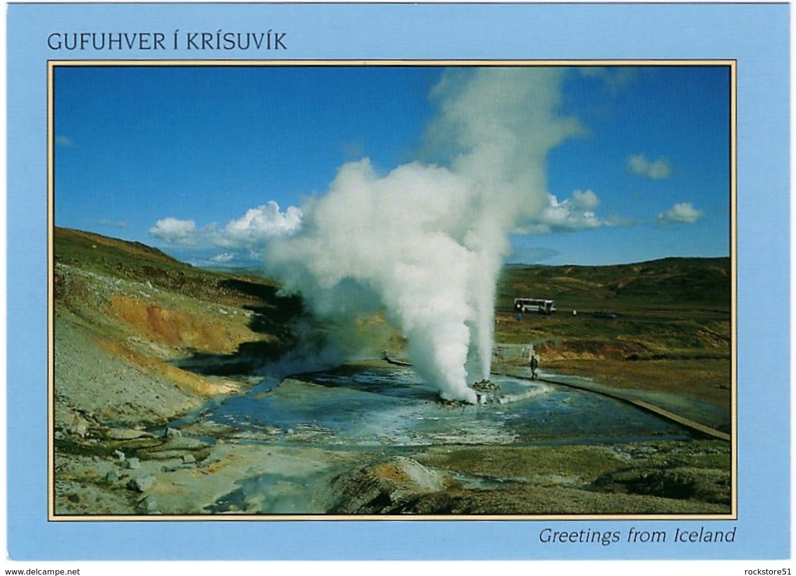 Geyser 5 Postcards - Iceland
