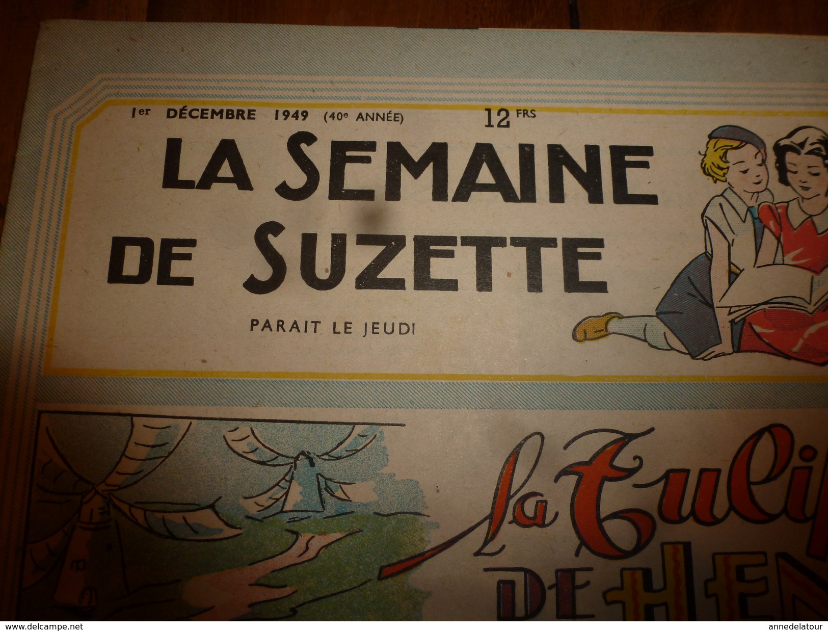 1949 PRIX SUZETTE:Armelle Garniez,Françoise Poullain,Franç Héger,Franç Mora,Colette Nast,Sylvine Genestoux,France Texier - La Semaine De Suzette