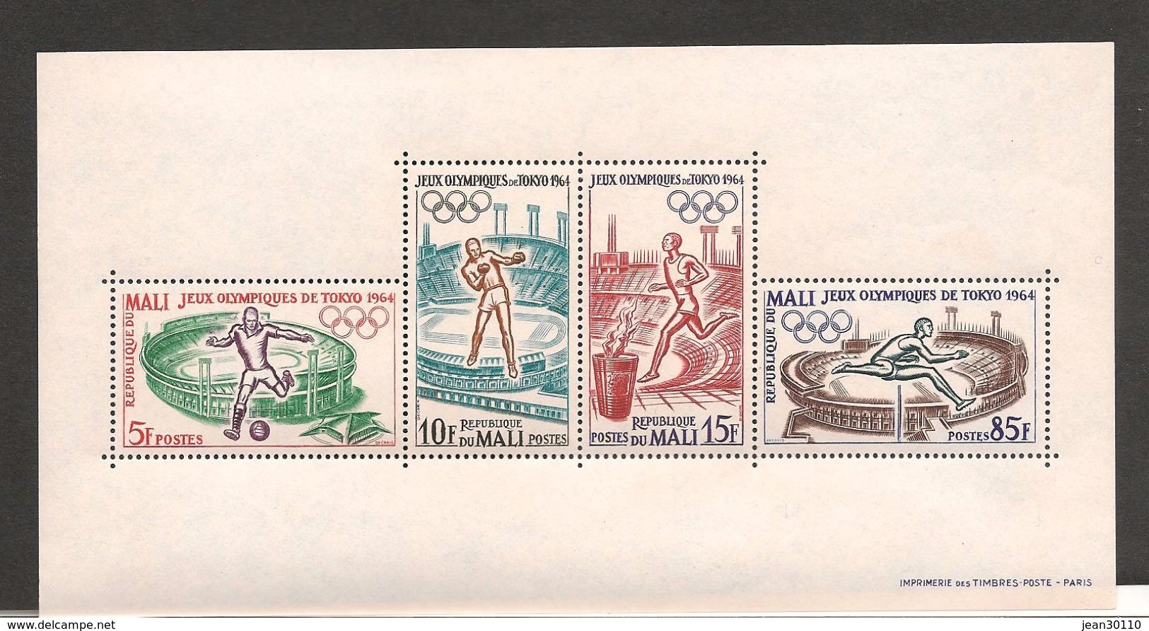 MALI J.O. TOKYO 1964   B.F. N°  2** - Mali (1959-...)