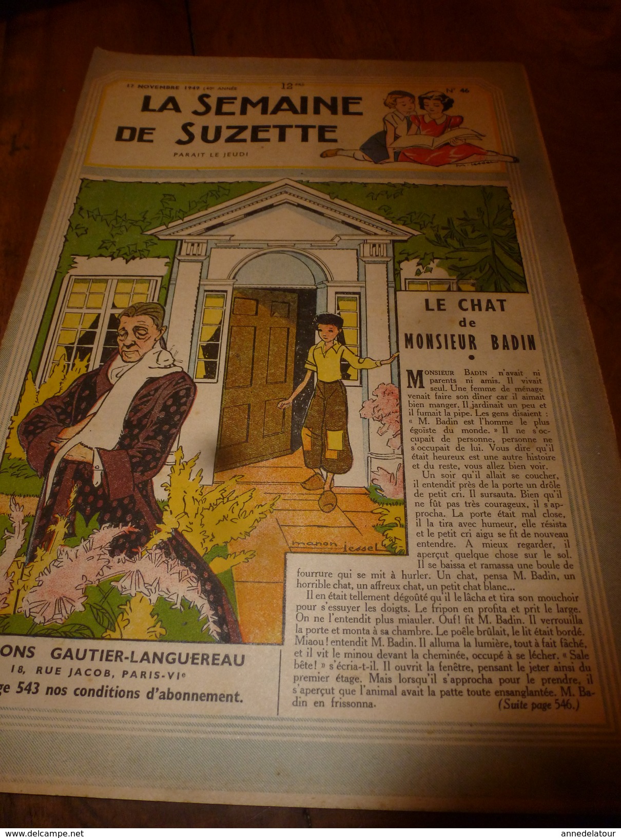 1949 LSDS :Le Travail D'une Infirmière Est Beaucoup Plus Qu'on Pourrait L'imaginer; 1ère Sortie D'une Araignée;etc - La Semaine De Suzette