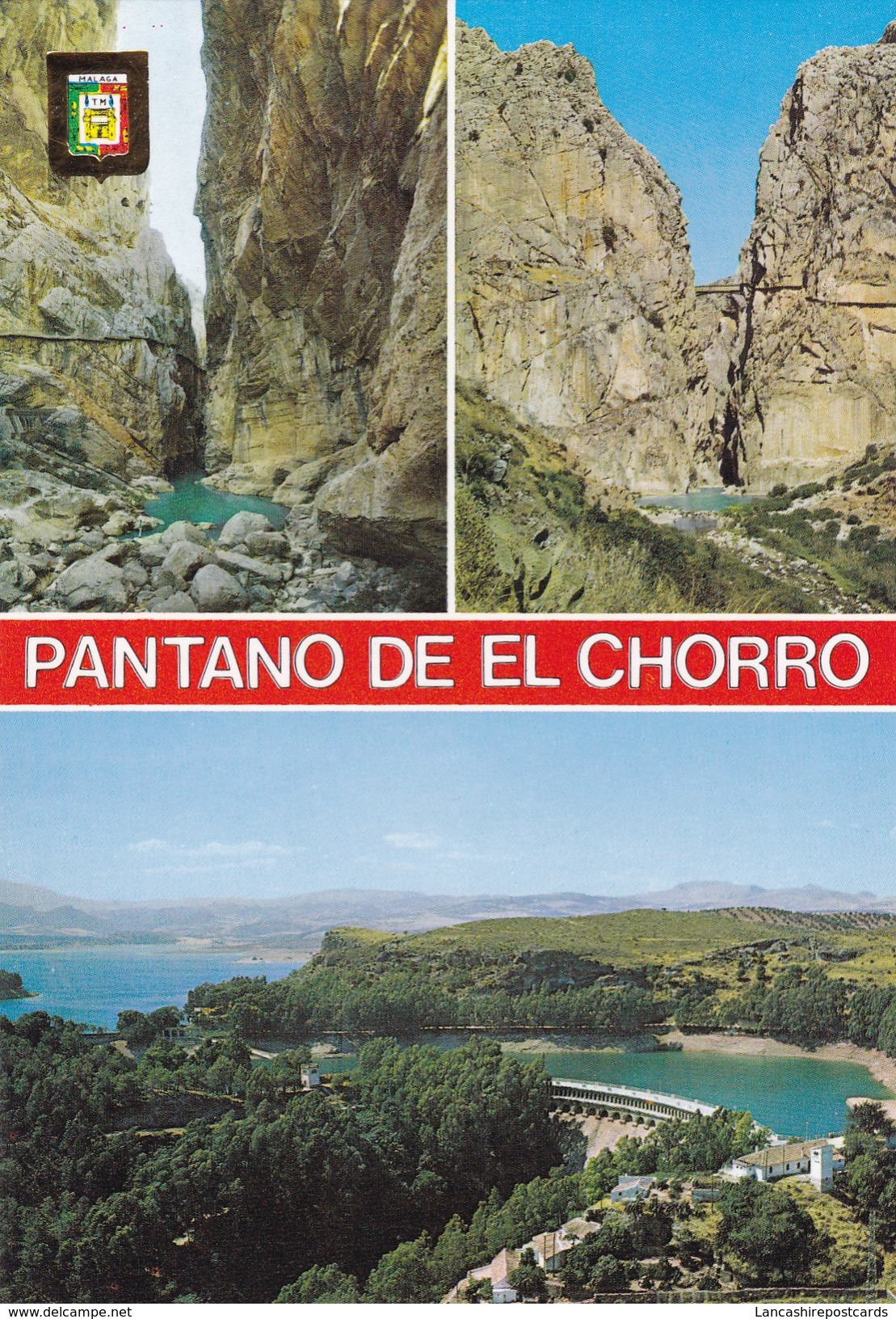 Postcard Pantano De El Chorro Malaga My Ref B22027 - Other & Unclassified