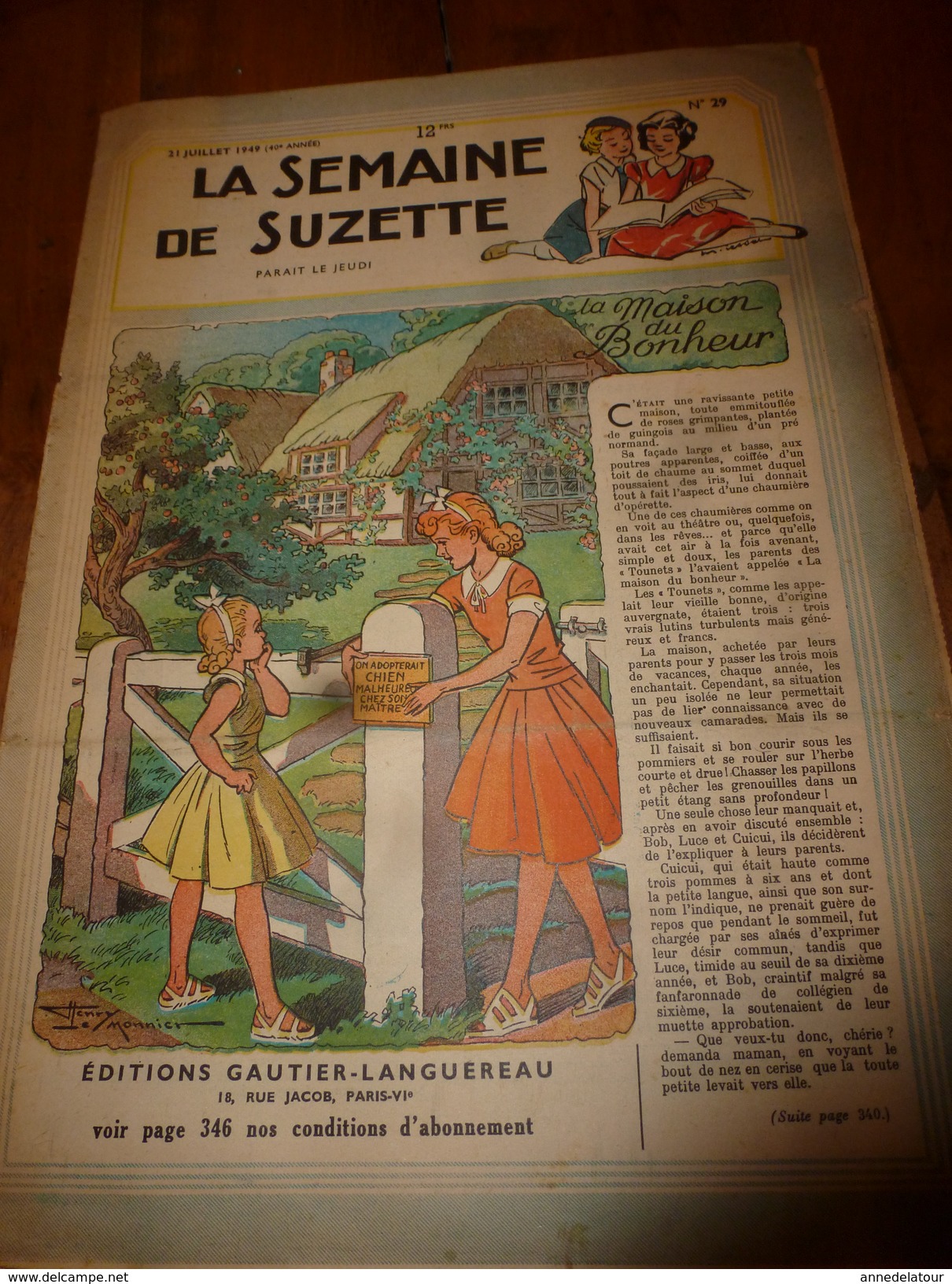 1949 LSDS (La Semaine De Suzette) :Au SALON De L'IMAGERIE ; Villages De France; Etc - La Semaine De Suzette