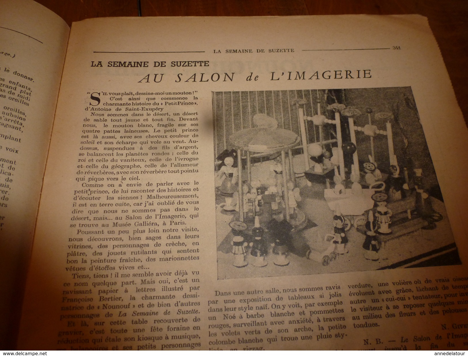 1949 LSDS (La Semaine De Suzette) :Au SALON De L'IMAGERIE ; Villages De France; Etc - La Semaine De Suzette