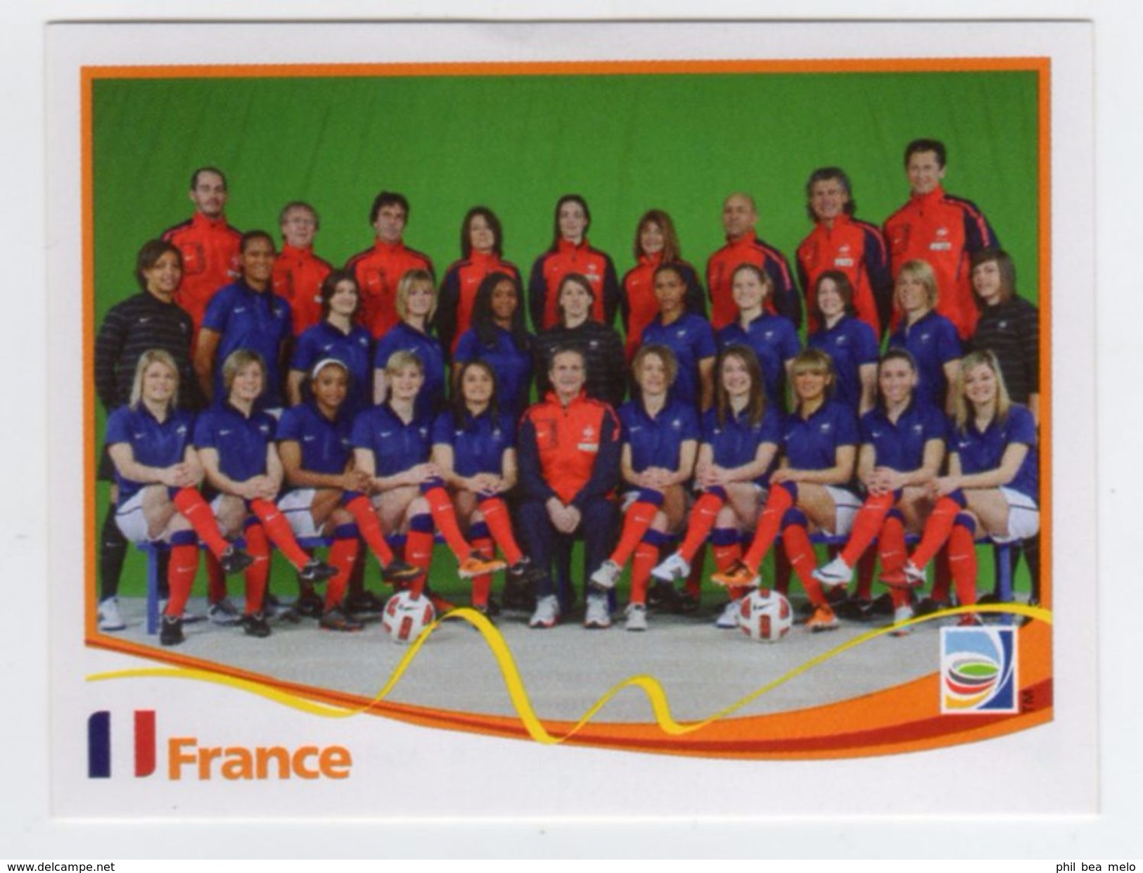 FOOT STICKERS PANINI FIFA WOMEN WORLD CUP 2011 GERMANY - EQUIPE DE FRANCE - LOT 17 STICKERS NEUFS - VOIR DESCRIPTION - Franse Uitgave